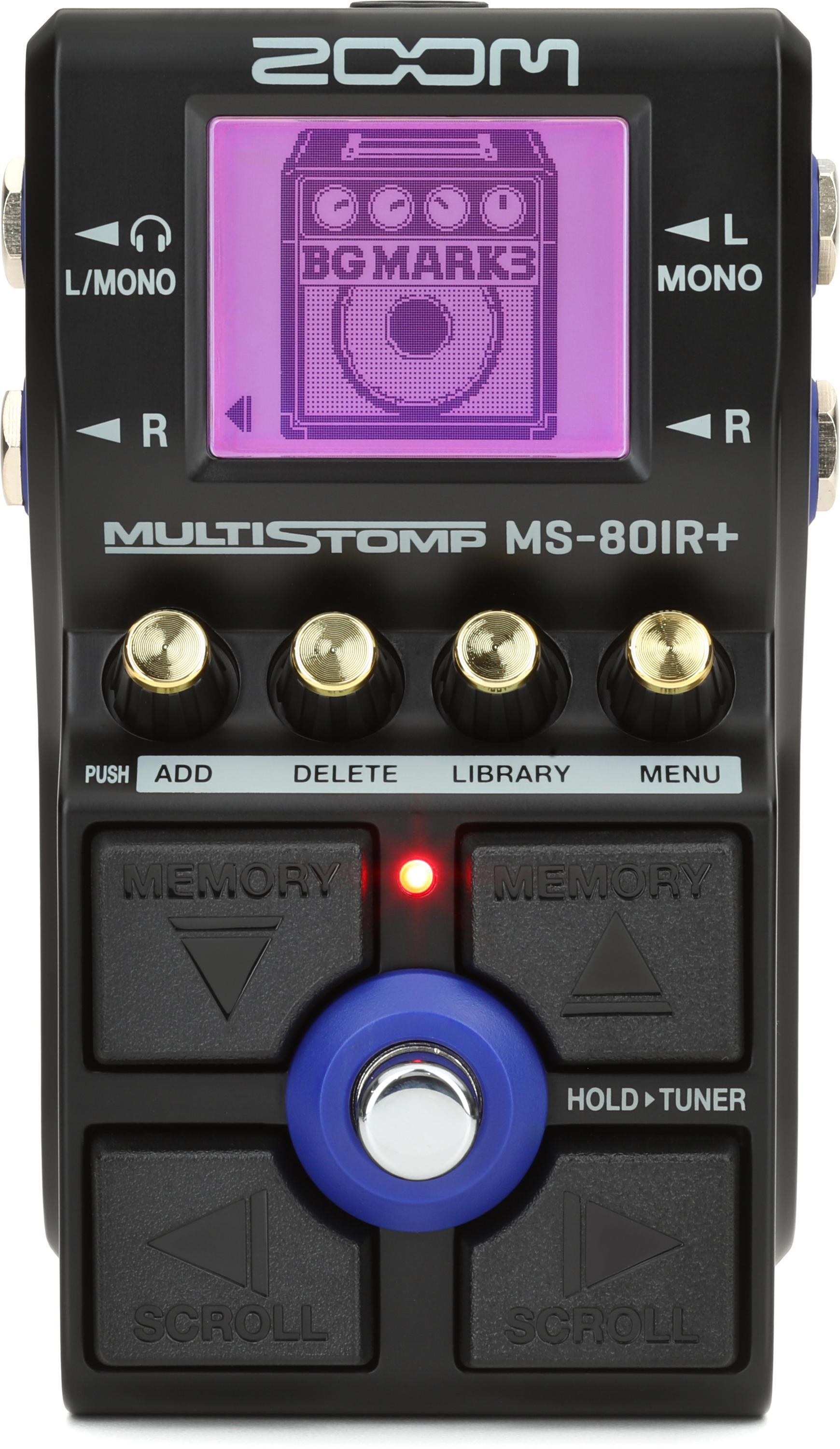 Zoom MS-80 IR+ Amp Sim and Multi-effects Pedal | Sweetwater