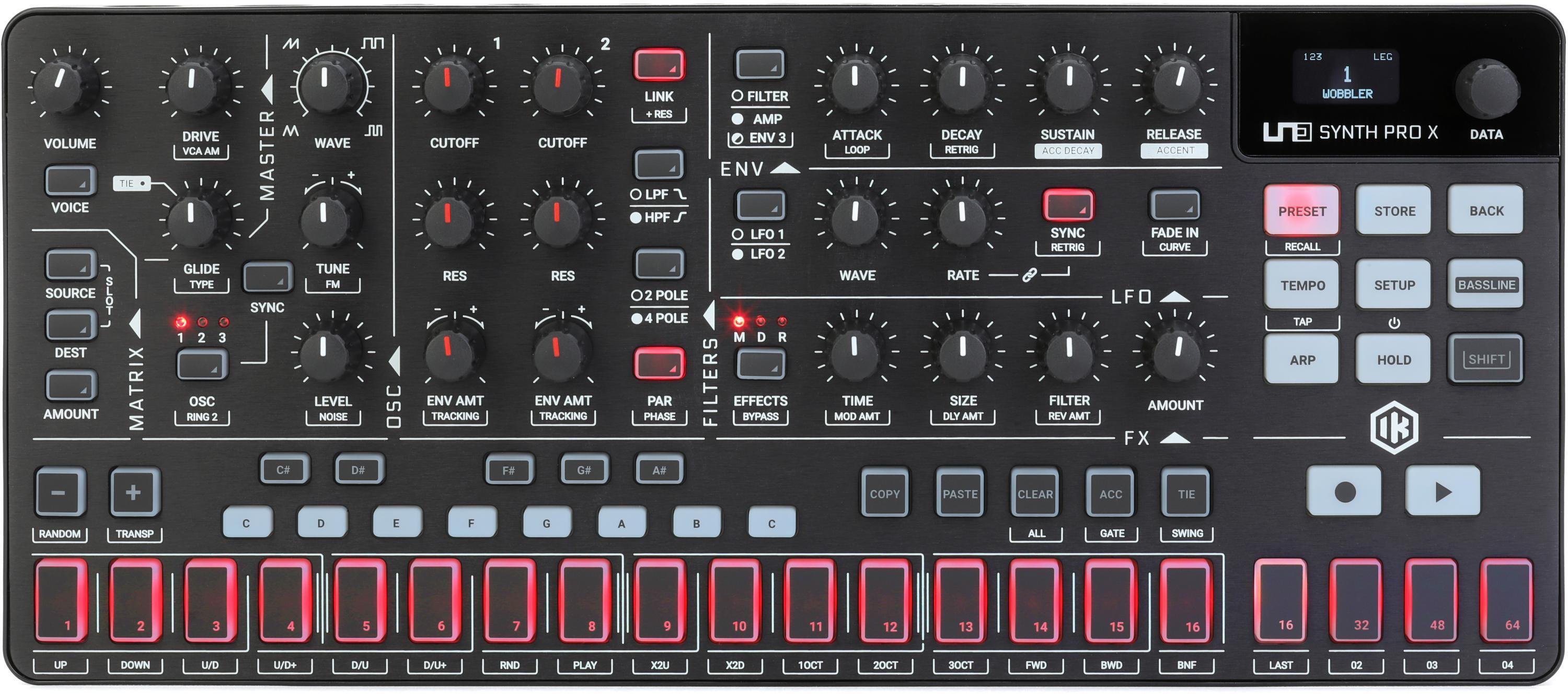 IK Multimedia UNO Synth Pro X Paraphonic Analog Synthesizer