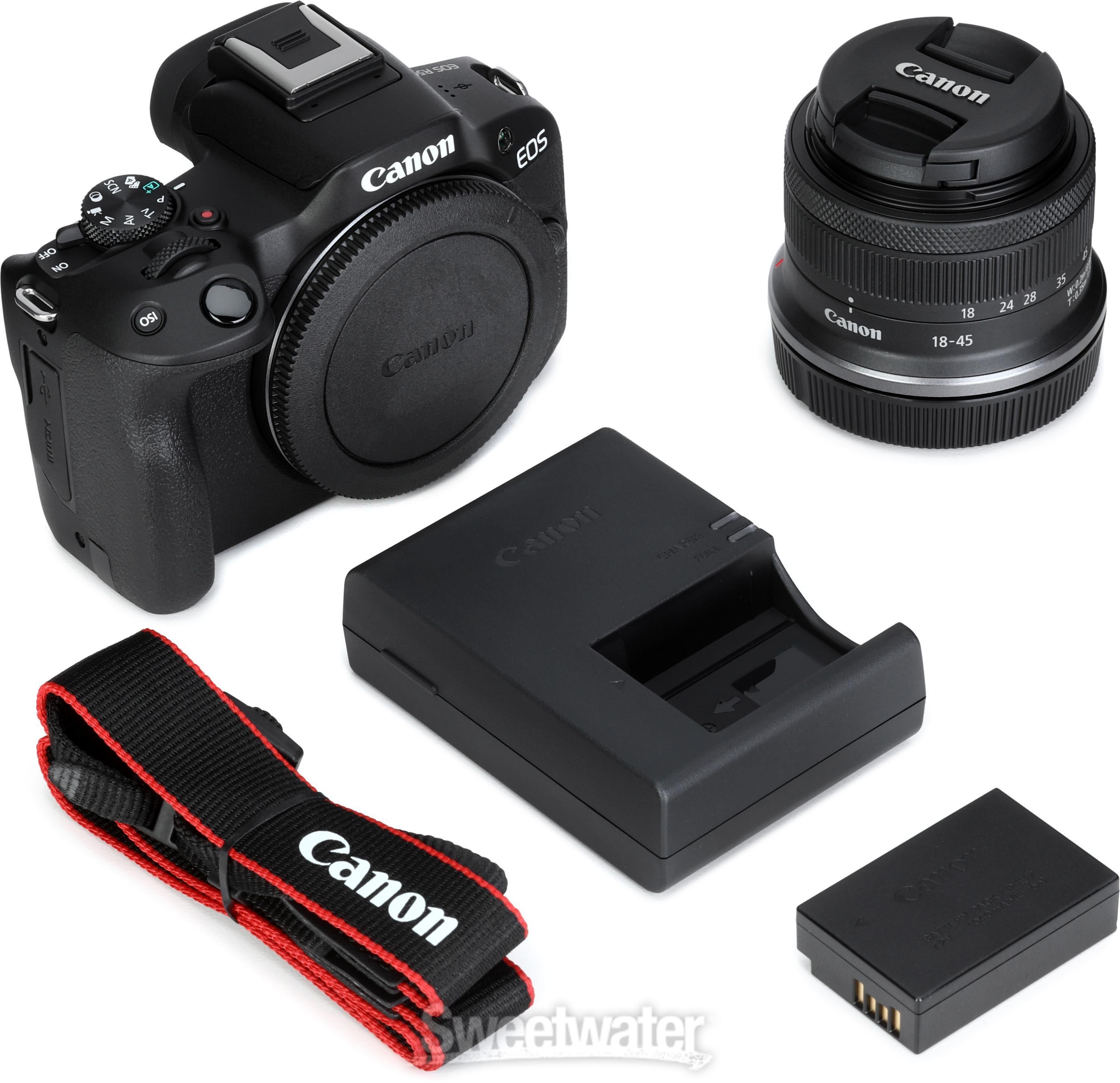 Canon EOS R50 Kit with RF-S 18-45mm f/4.5-6.3 IS STM Lens | Sweetwater