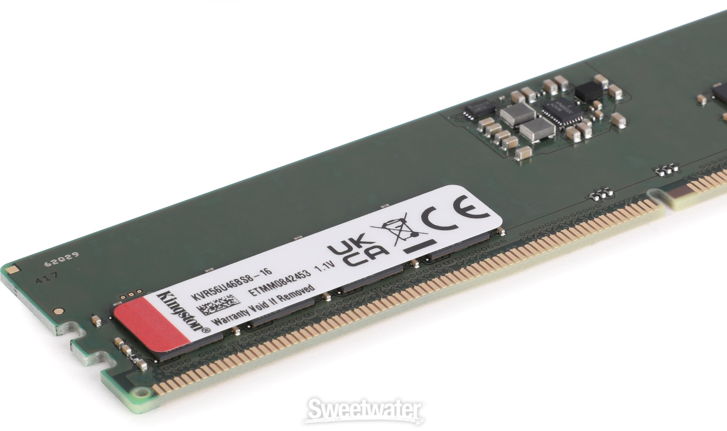 Kingston 16GB DDR5-5600 ValueRAM Memory Module - 16GB | Sweetwater