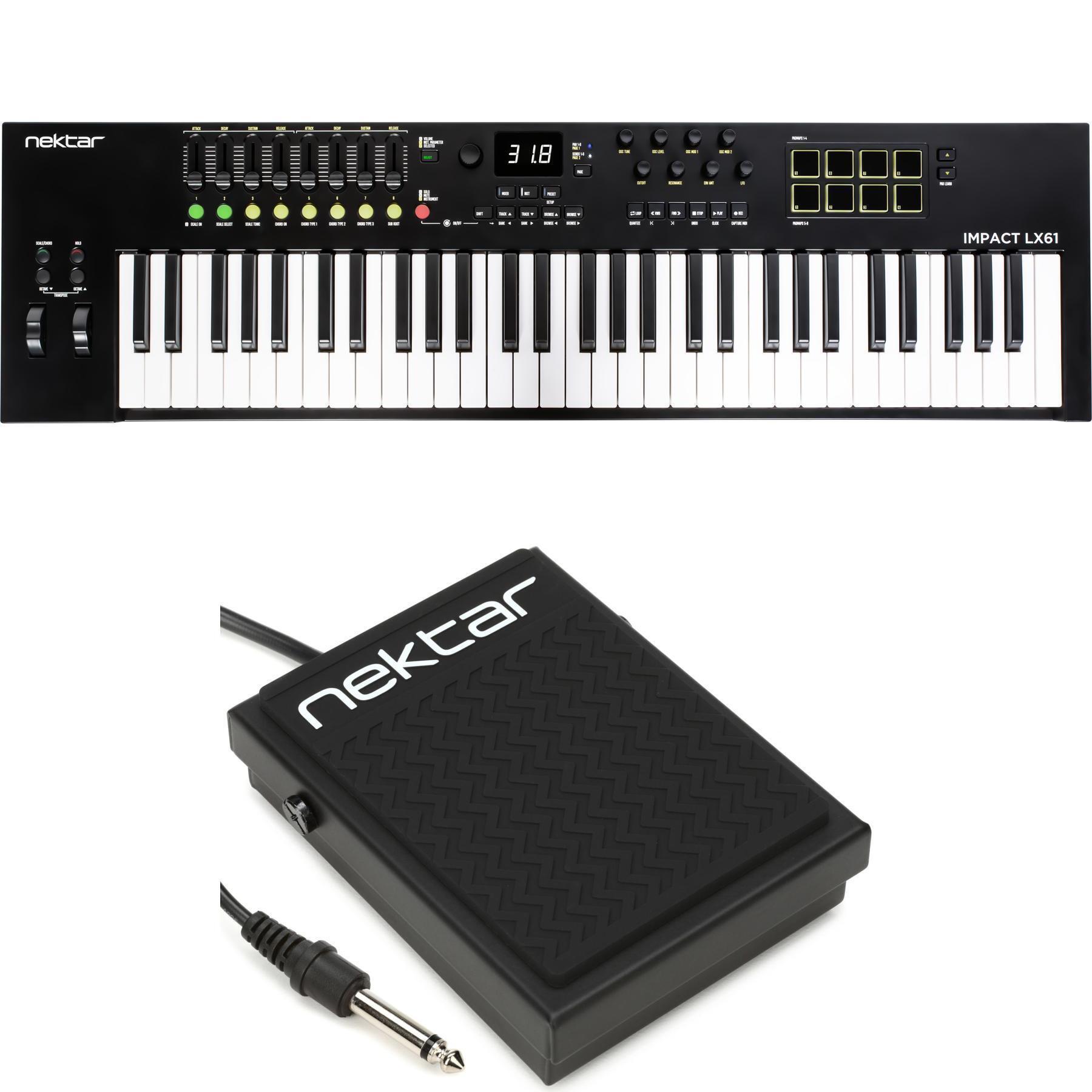 Nektar Impact LX61 mk3 MIDI Controller | Sweetwater