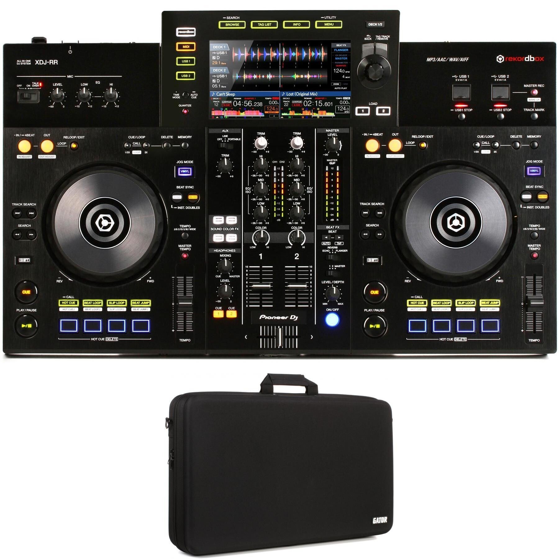 Pioneer DJ XDJ-RR Digital DJ System with Carry Case | Sweetwater