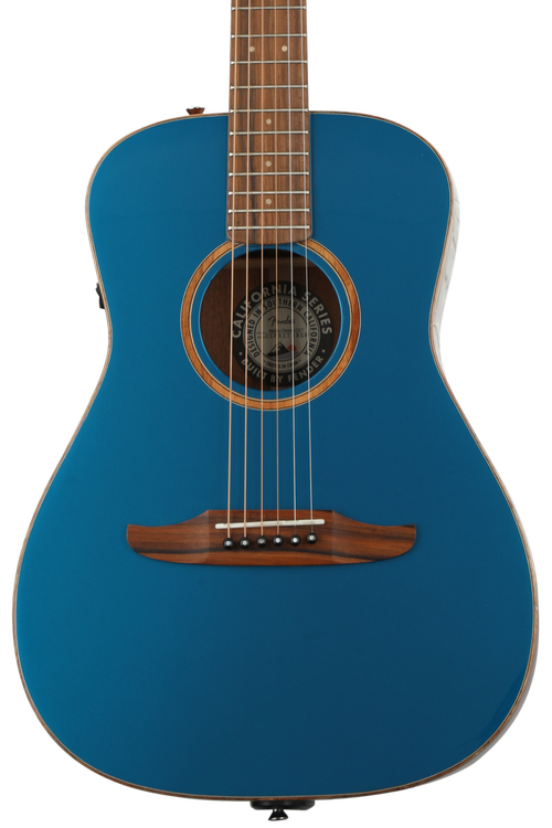 Fender Malibu Classic Acoustic-Electric Guitar - Cosmic Turquoise
