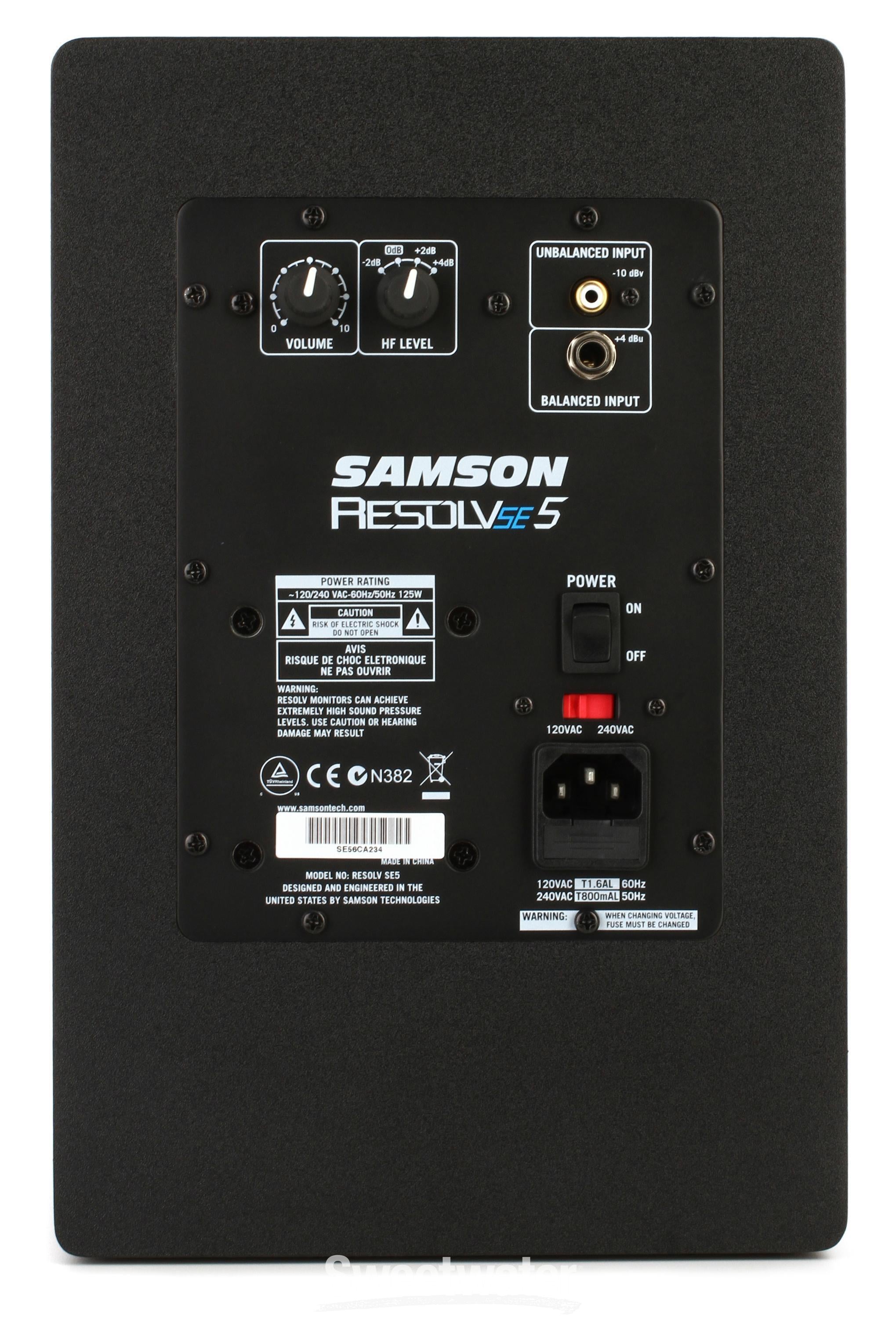 Samson Resolv SE5 5-inch Powered Studio Monitor | Sweetwater