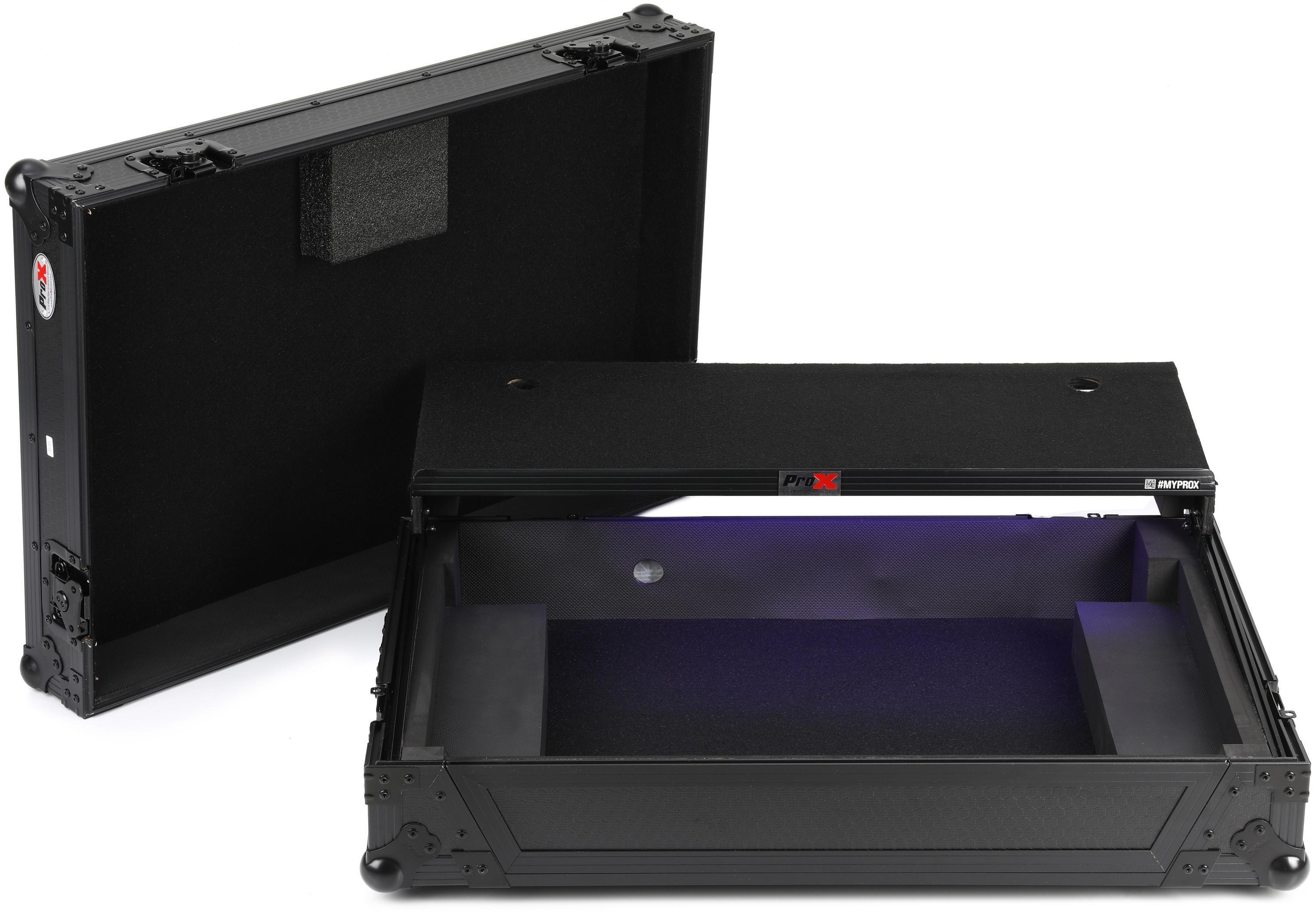 ProX XS-DDJFLX10 WLTBL LED Flight Case for Pioneer DJ DDJ-FLX10 DJ