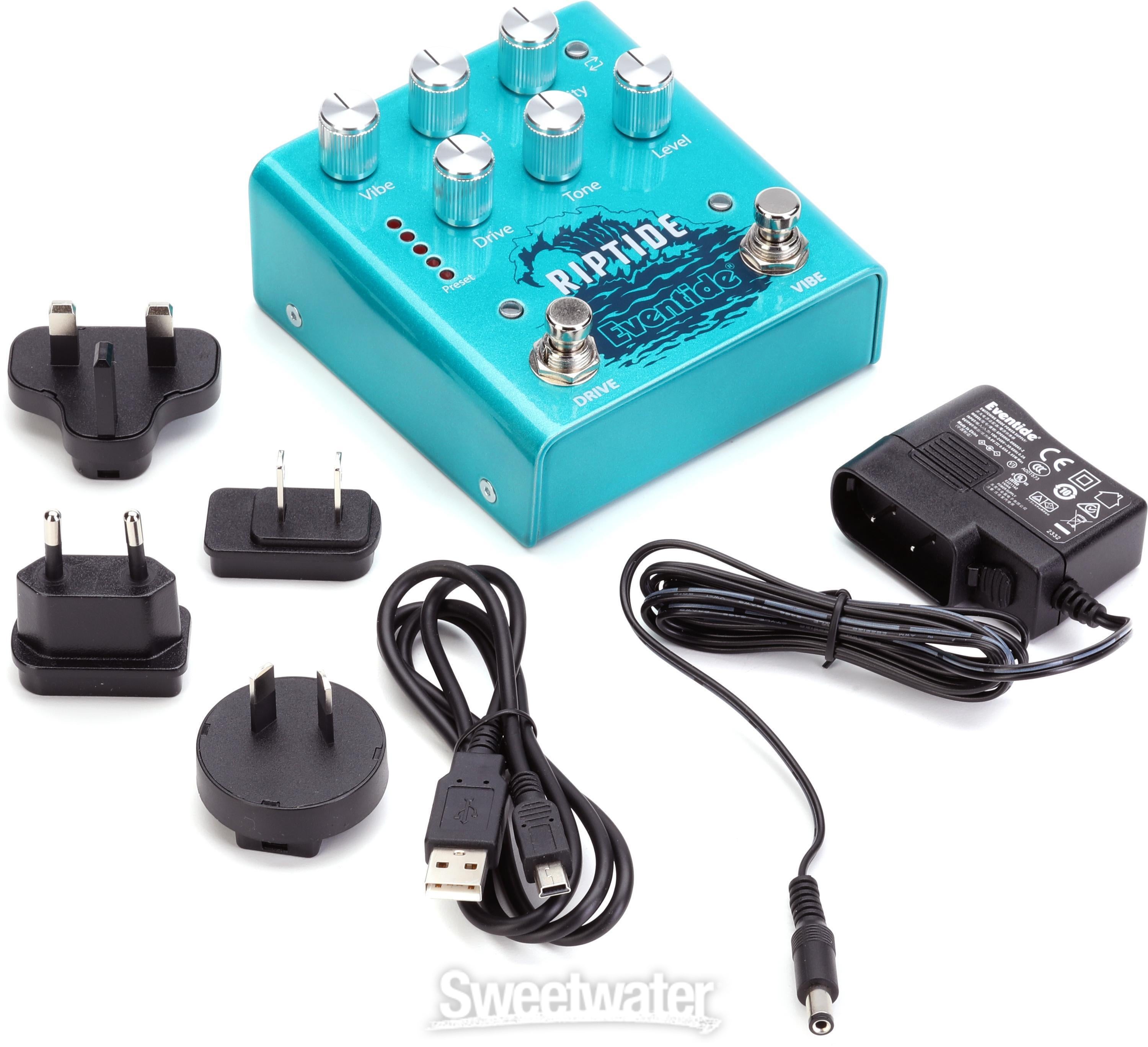 Eventide Riptide Stereo Drive and Uni-Vibe Effects Pedal | Sweetwater