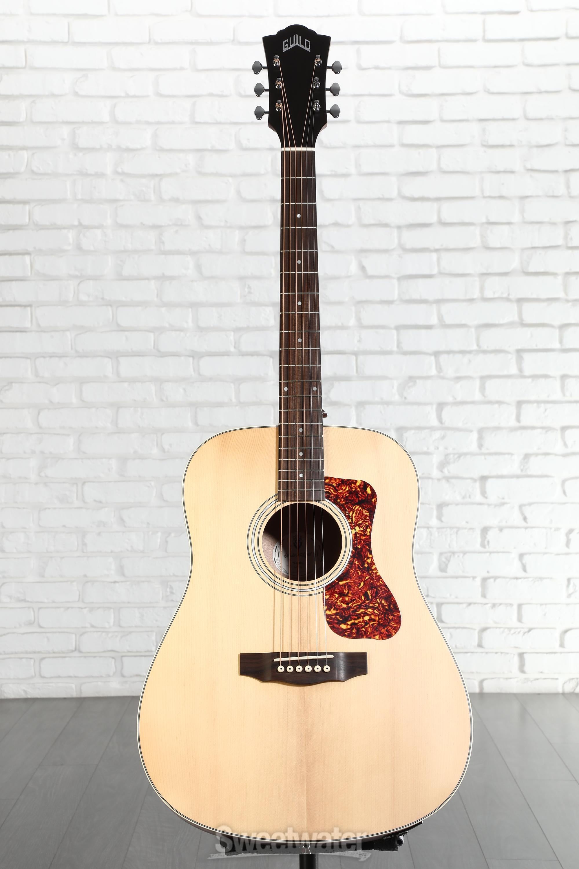 Guild D-240E Acoustic-Electric Guitar - Natural | Sweetwater