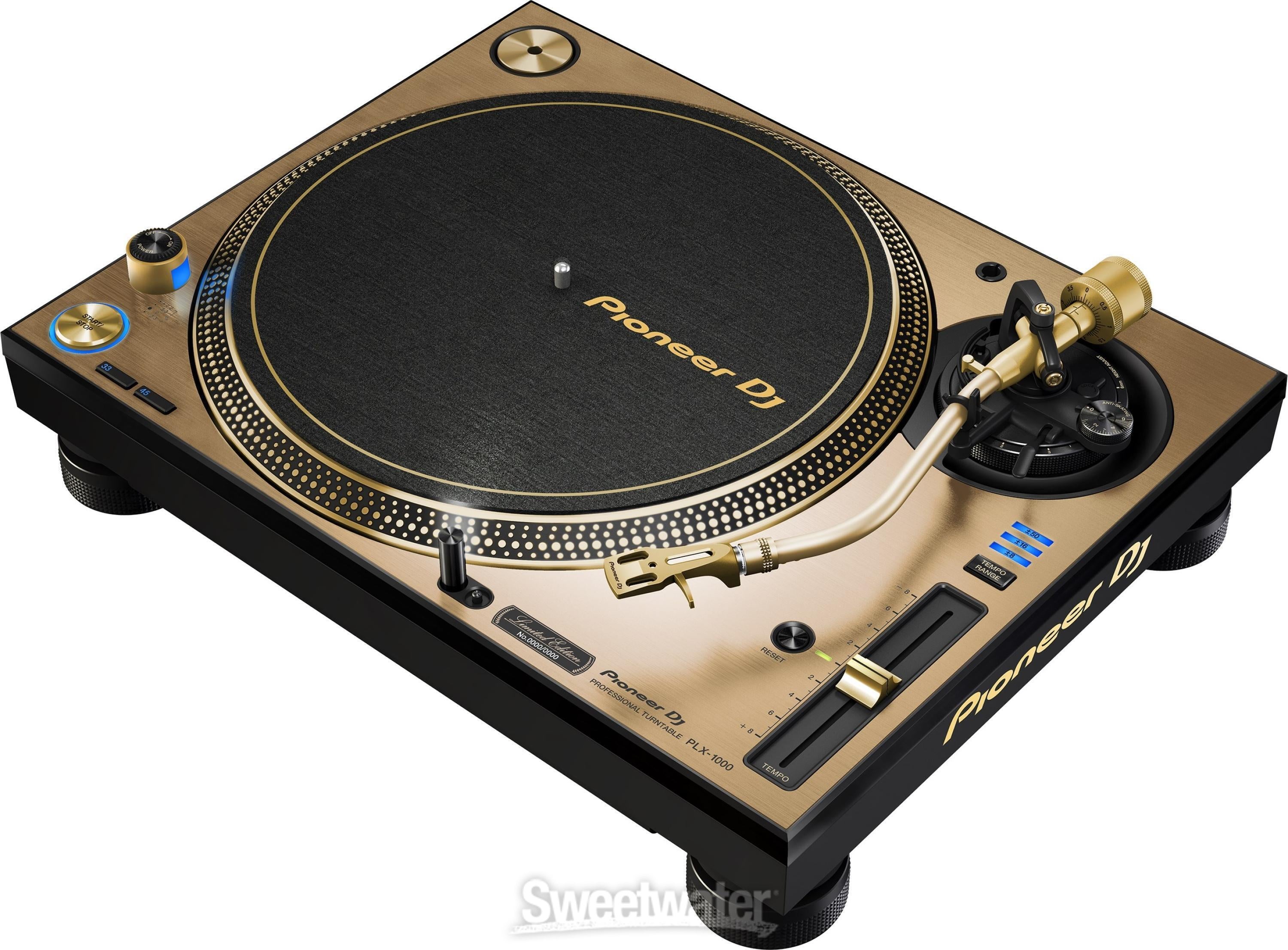 Pioneer DJ PLX-1000 Professional Turntable - Limited Edition Gold
