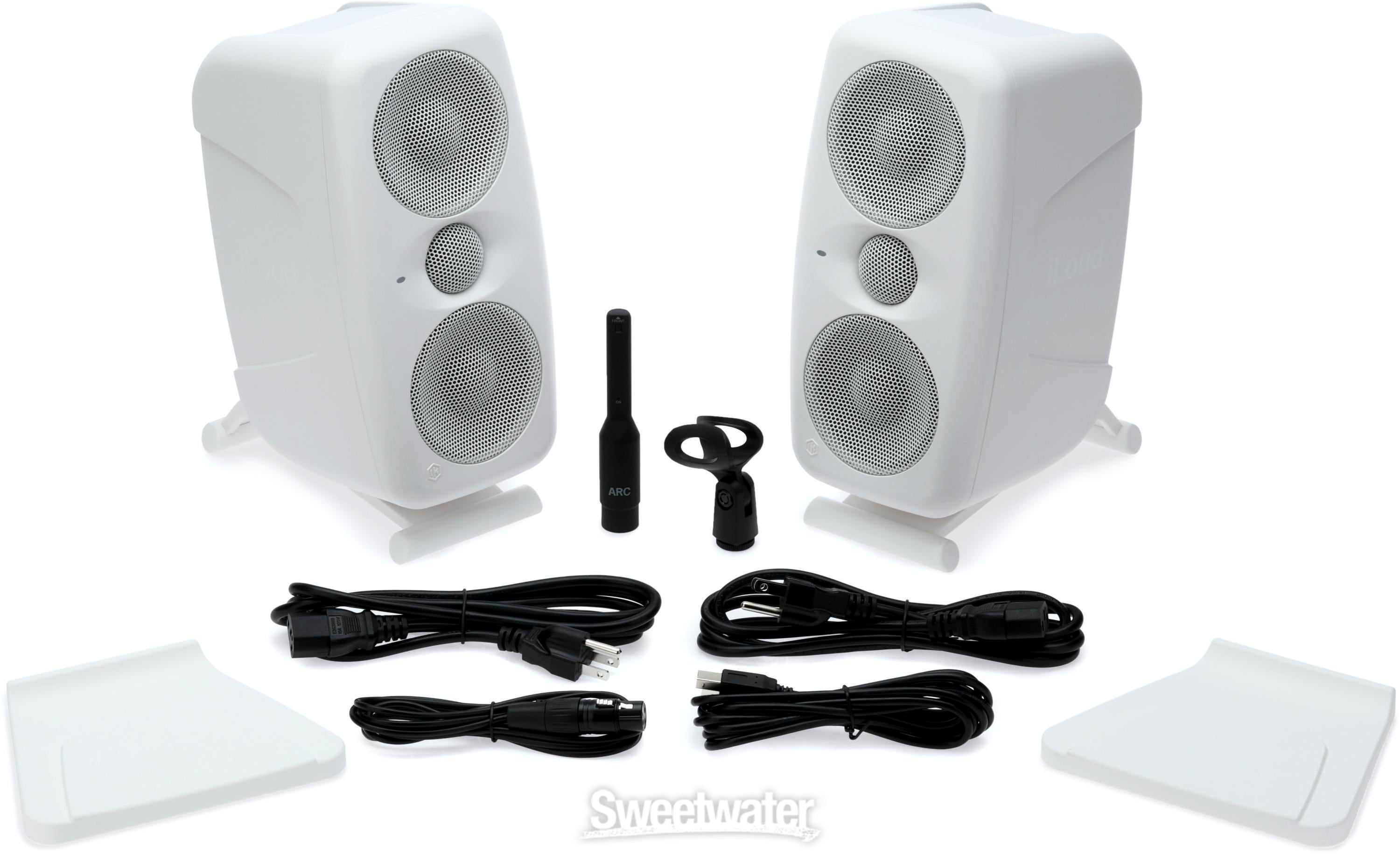 IK Multimedia iLoud MTM MKII Powered Studio Monitor Pair - White
