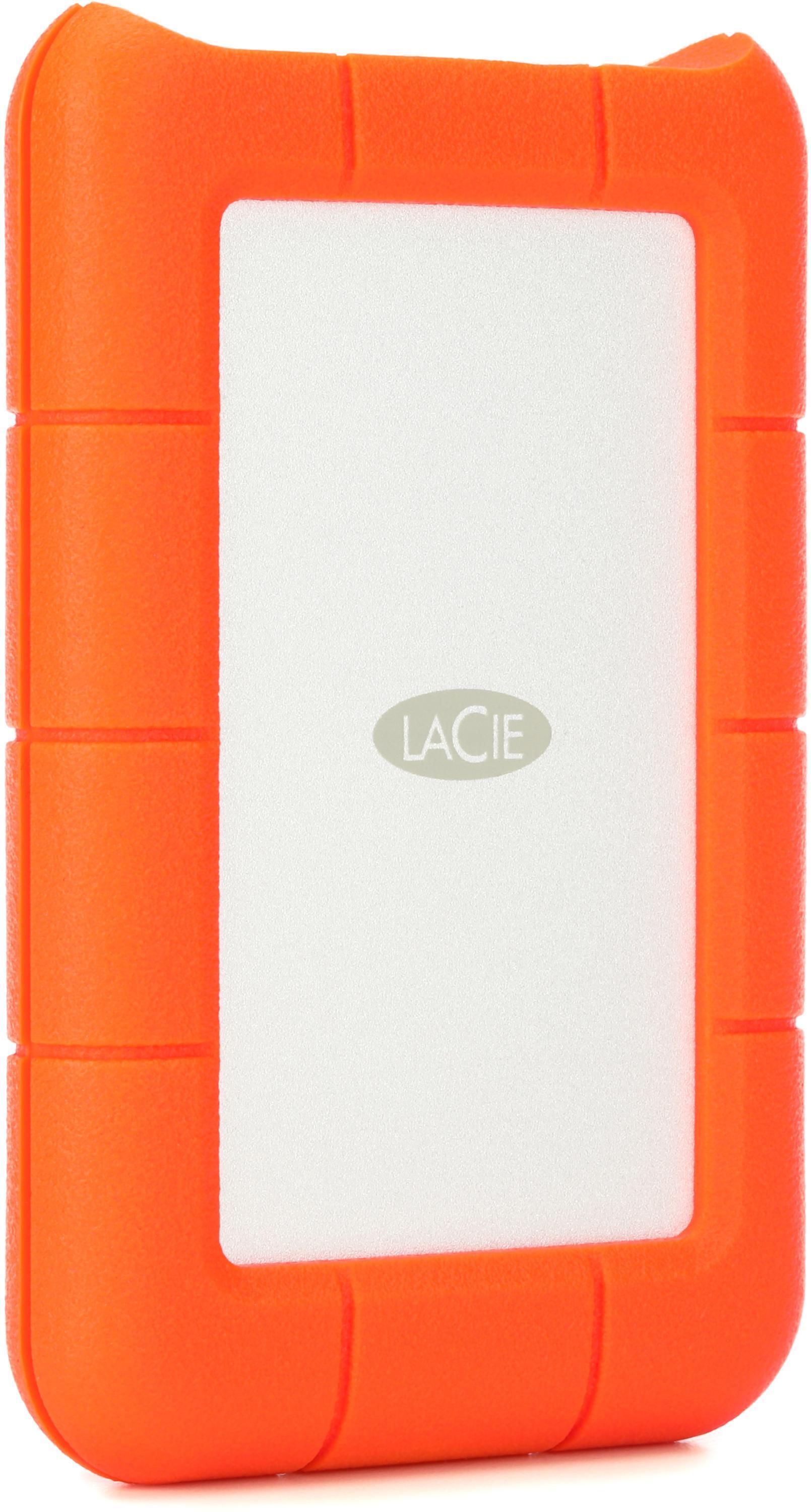LaCie Rugged Mini 4TB USB 3.0 Portable Hard Drive | Sweetwater