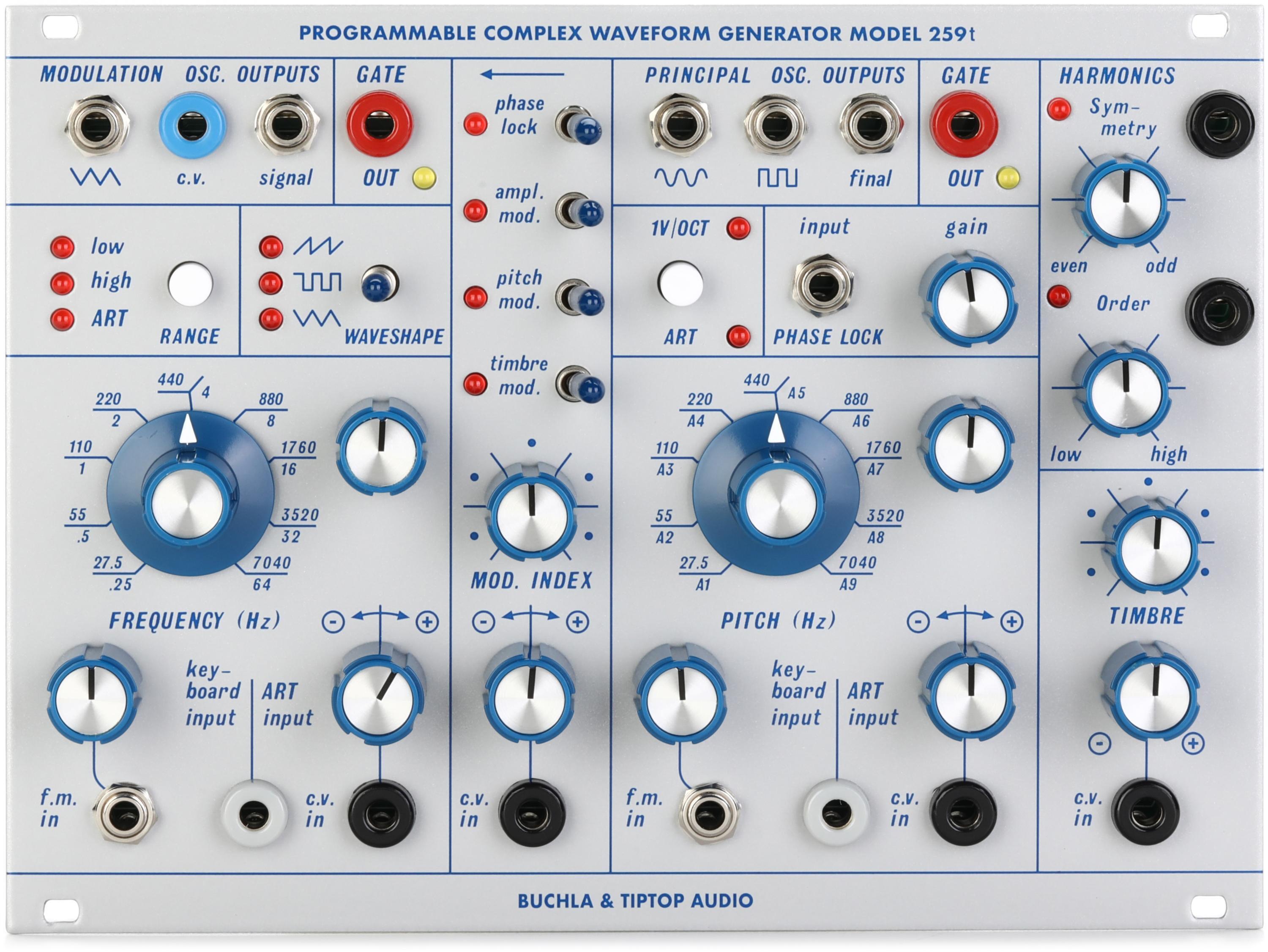Tiptop Audio Buchla 281t Quad Function Generator Eurorack Module