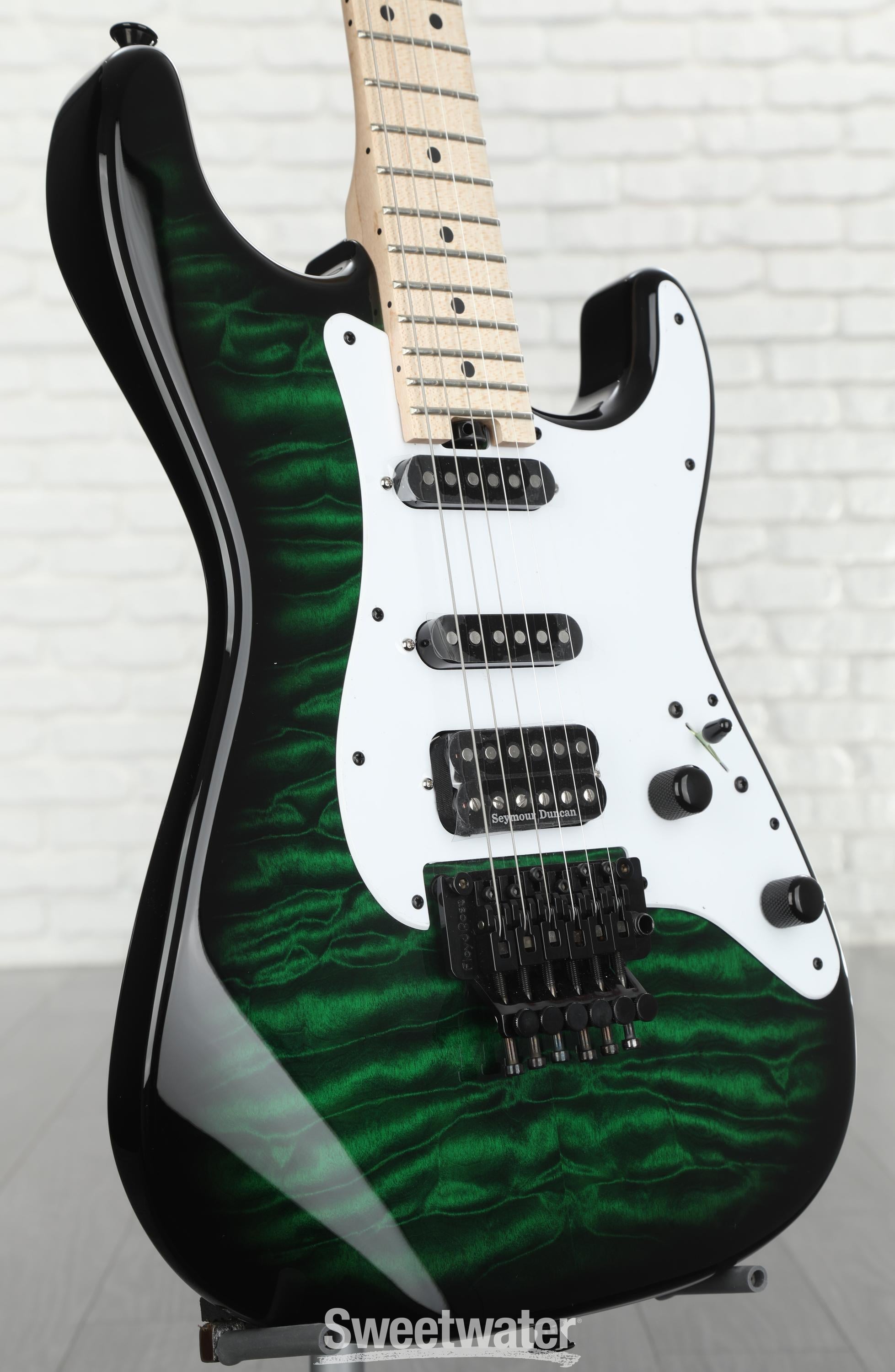 Jackson USA Signature Adrian Smith San Dimas DKQM - Transparent