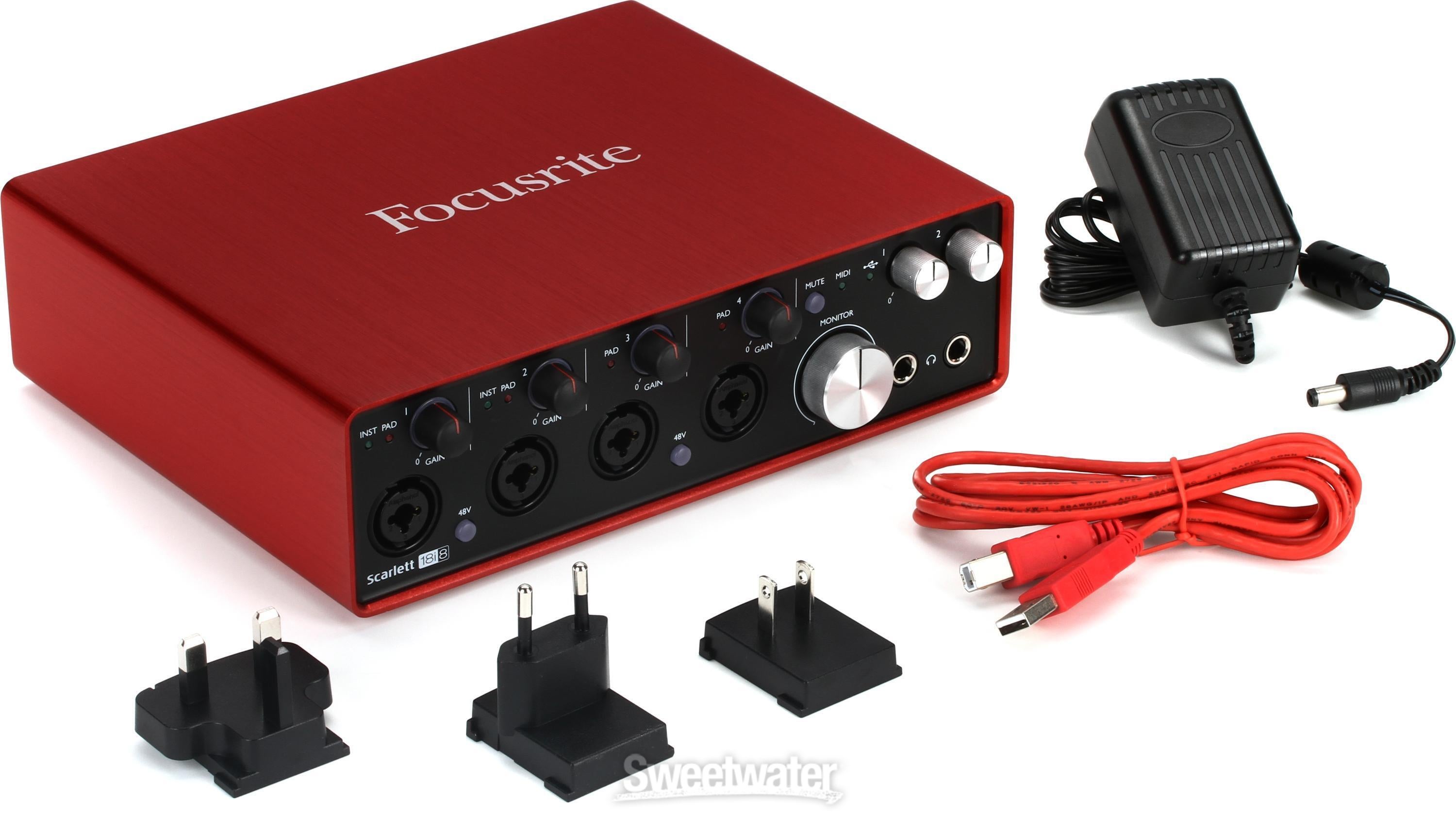 Focusrite Scarlett 18i8 USB Audio Interface | Sweetwater