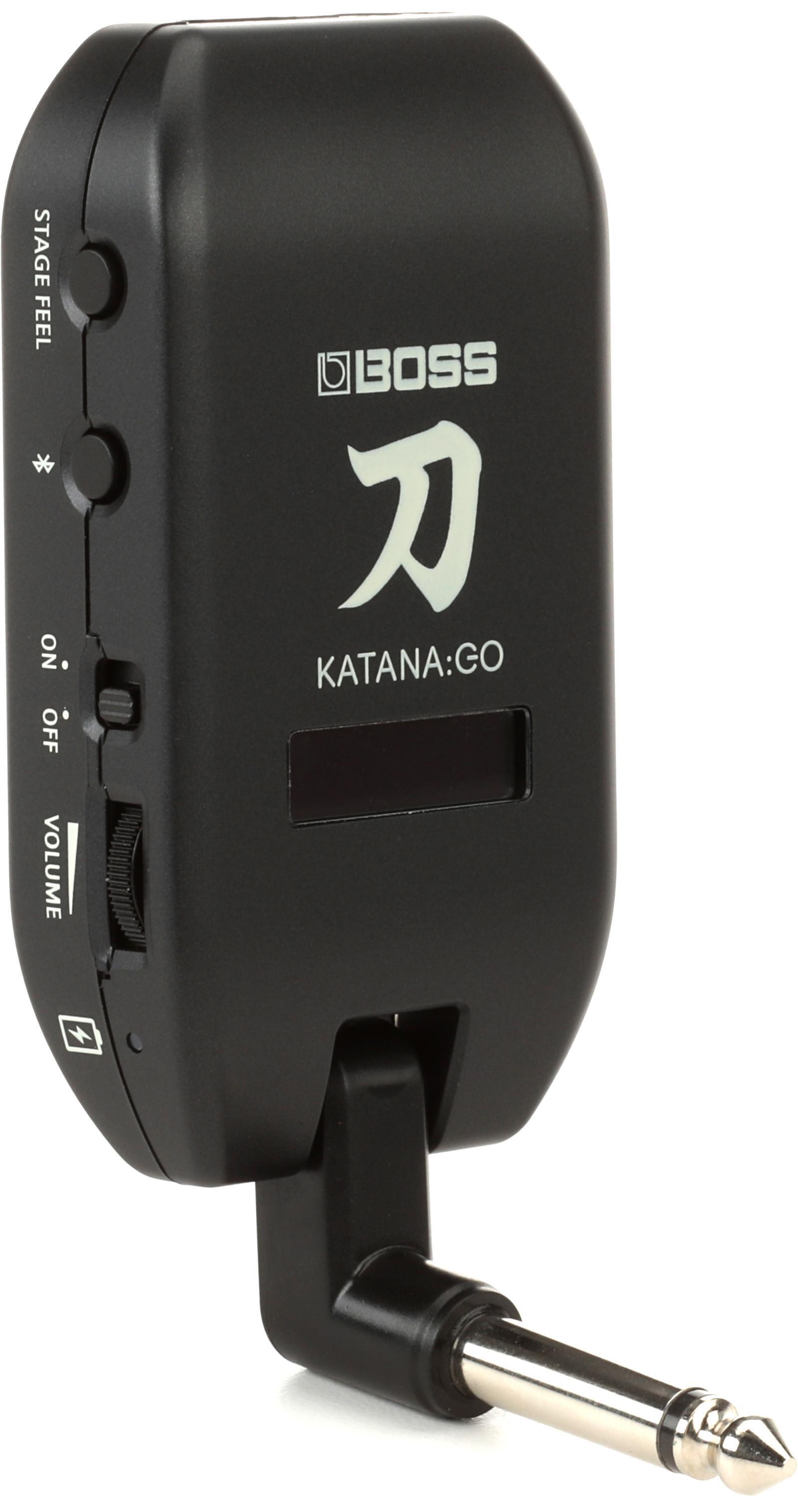 Boss Katana:Go Mini Guitar Headphone Amp with Wireless Footswitch