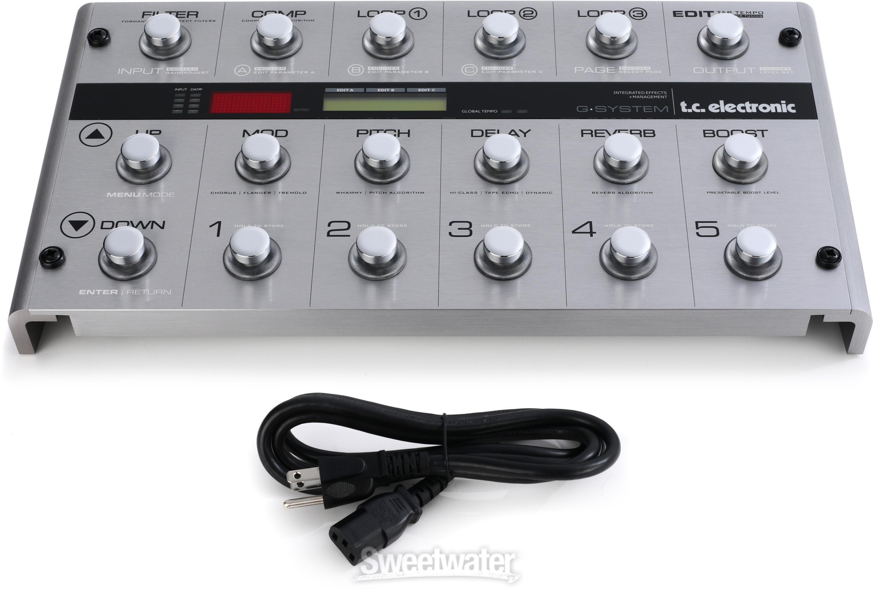 TC Electronic G-System Multi-effects Floor Processor | Sweetwater