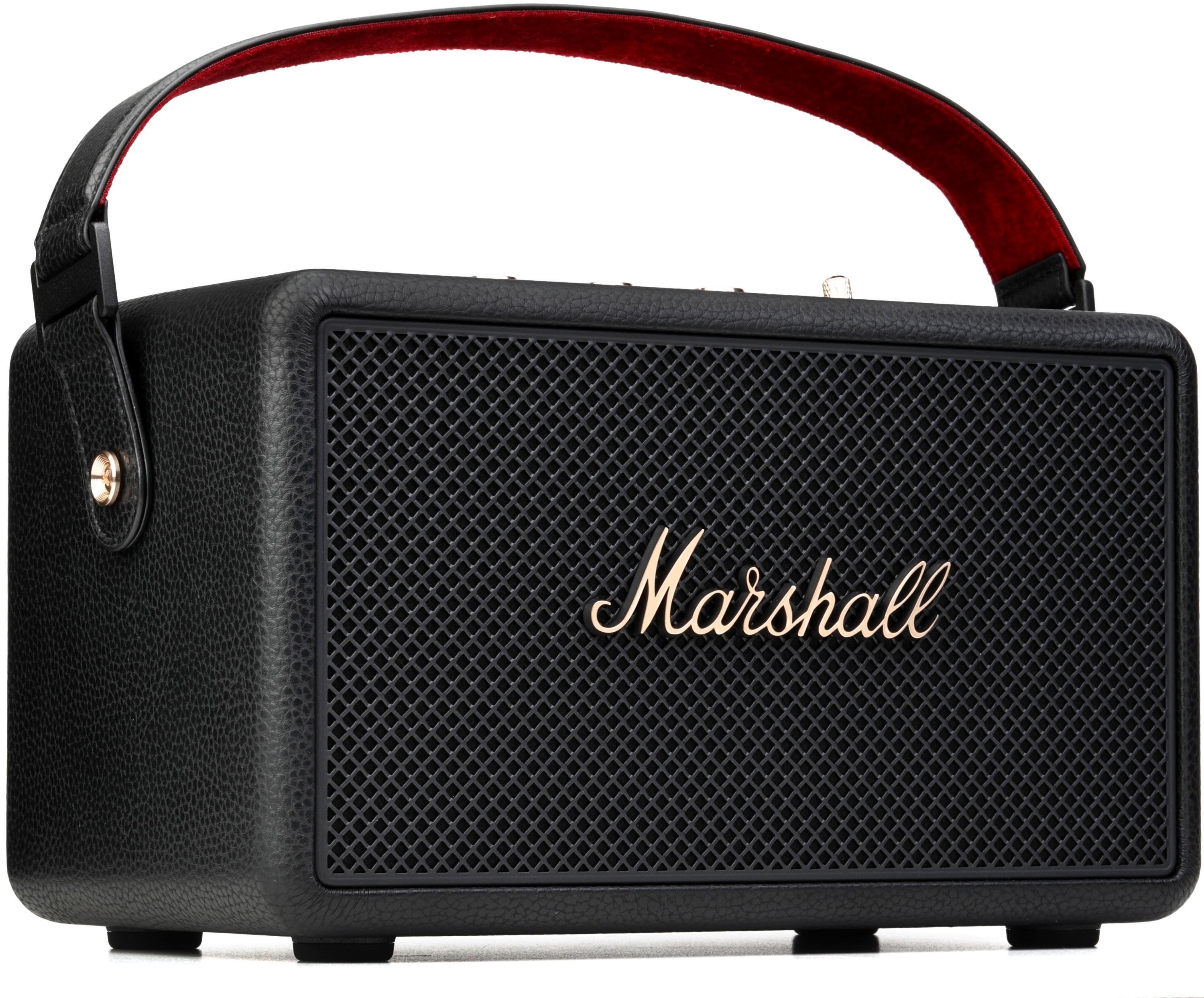 Marshall Kilburn III Bluetooth Speaker - Black and Brass | Sweetwater