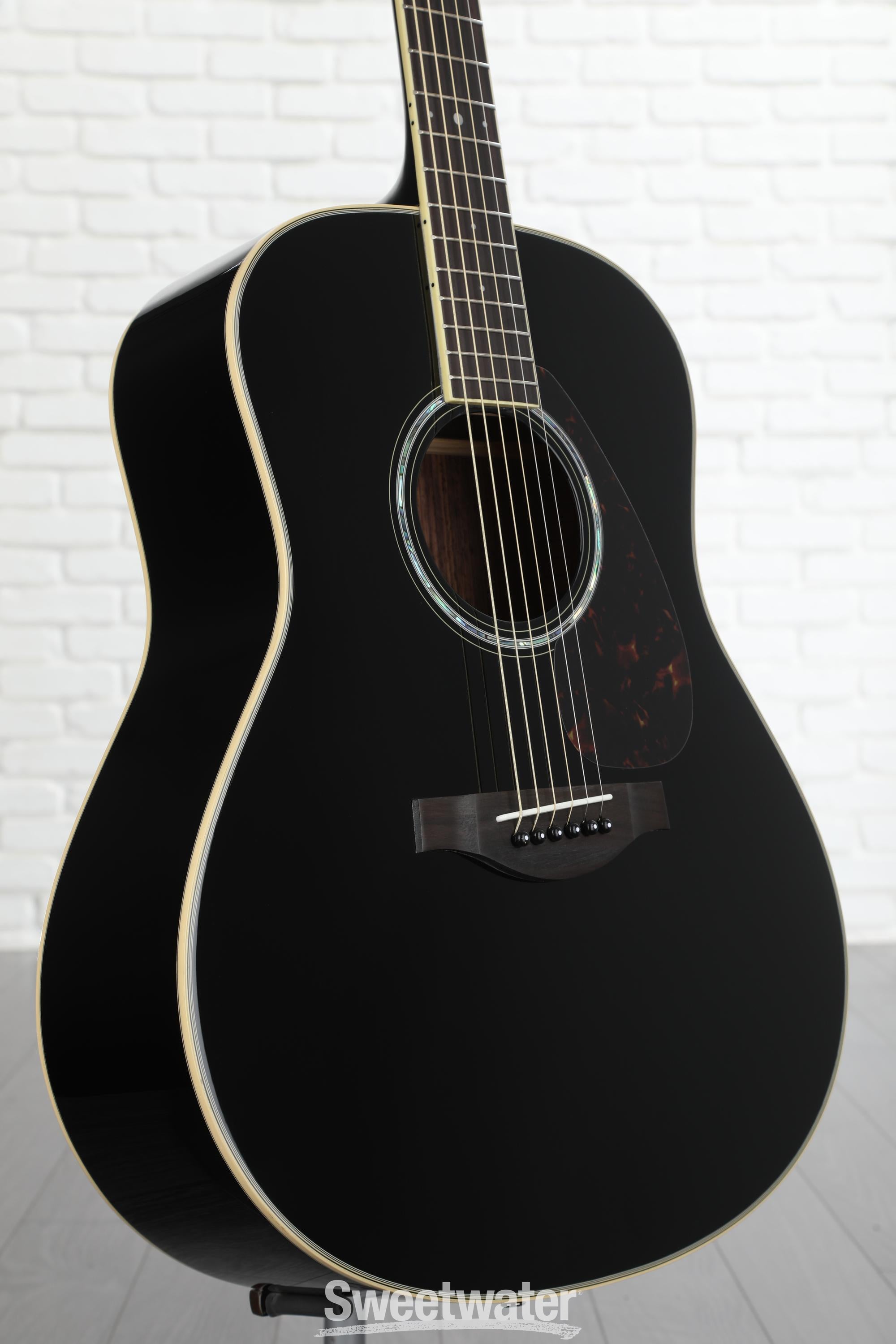 Yamaha LL6 ARE Original Jumbo Acoustic Guitar - Black | Sweetwater