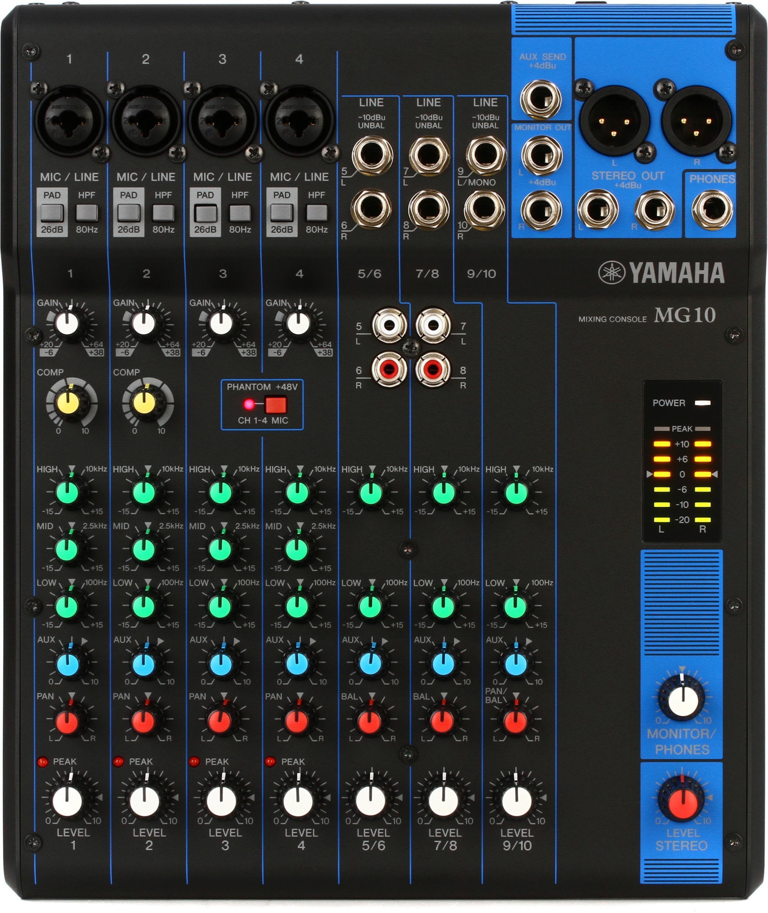 Yamaha MG06X 6-channel Mixer with Effects | Sweetwater