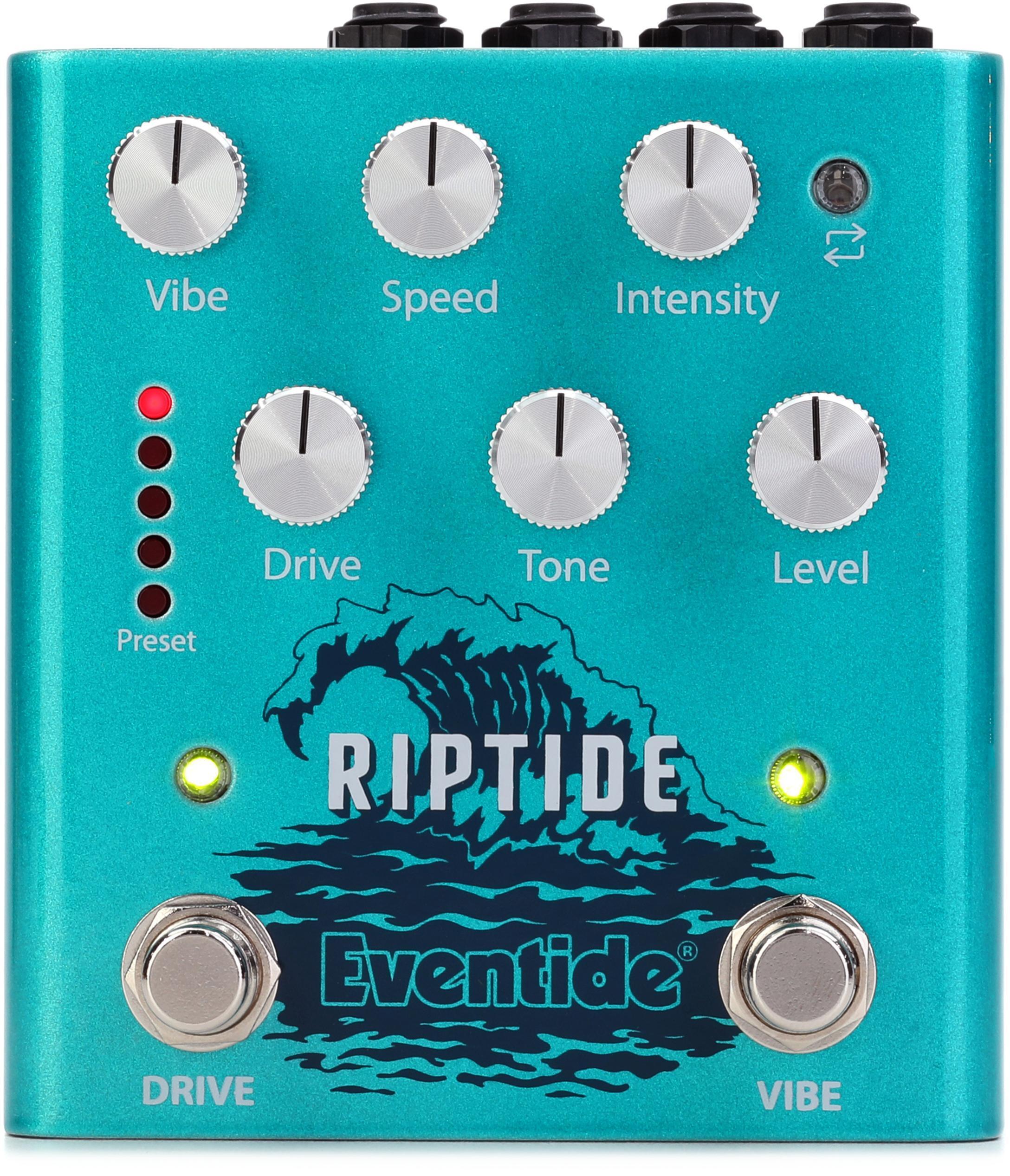Eventide Riptide Stereo Drive and Uni-Vibe Effects Pedal | Sweetwater