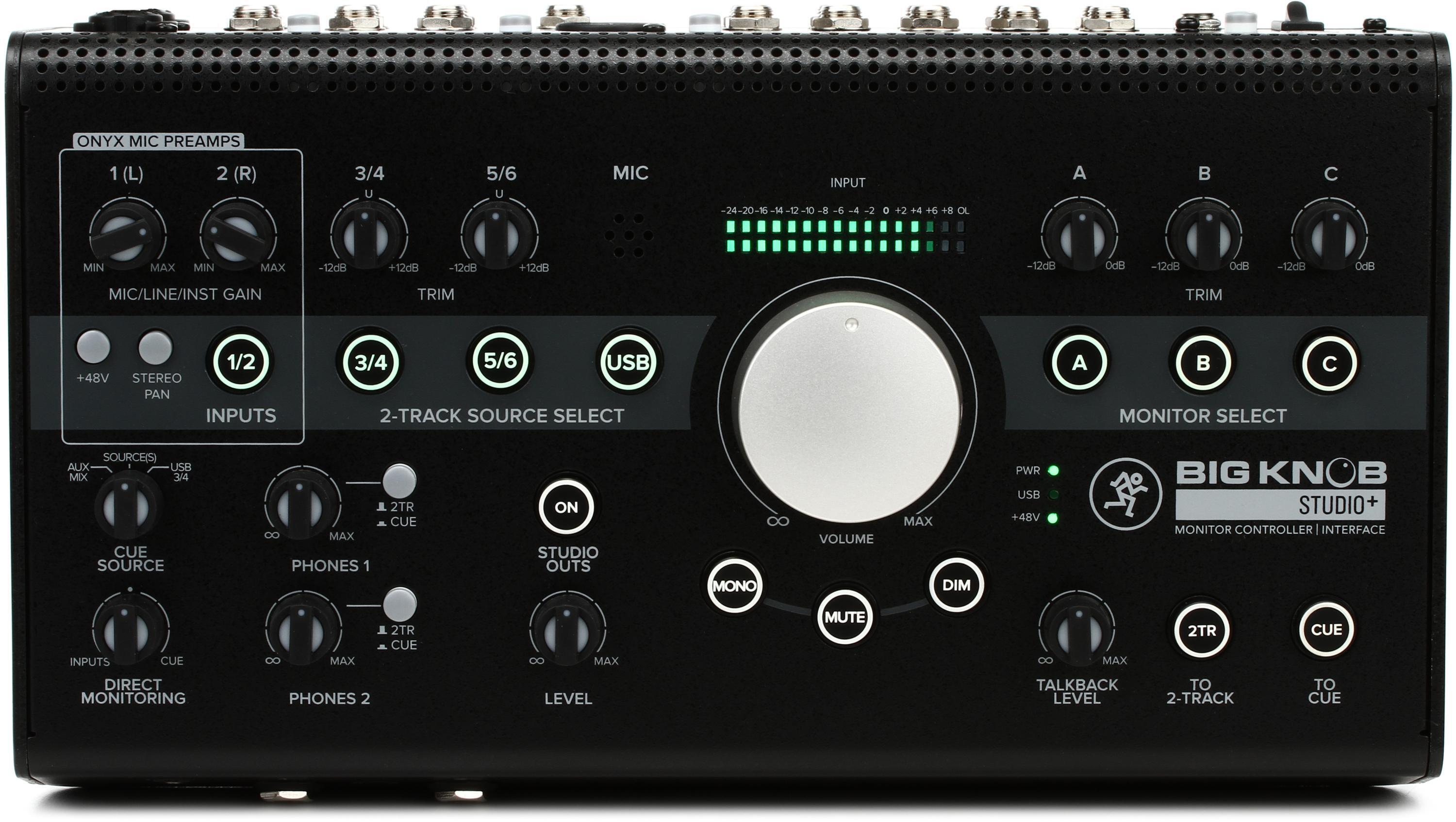 Mackie Big Knob Studio+ 4x3 Studio Monitor Controller and