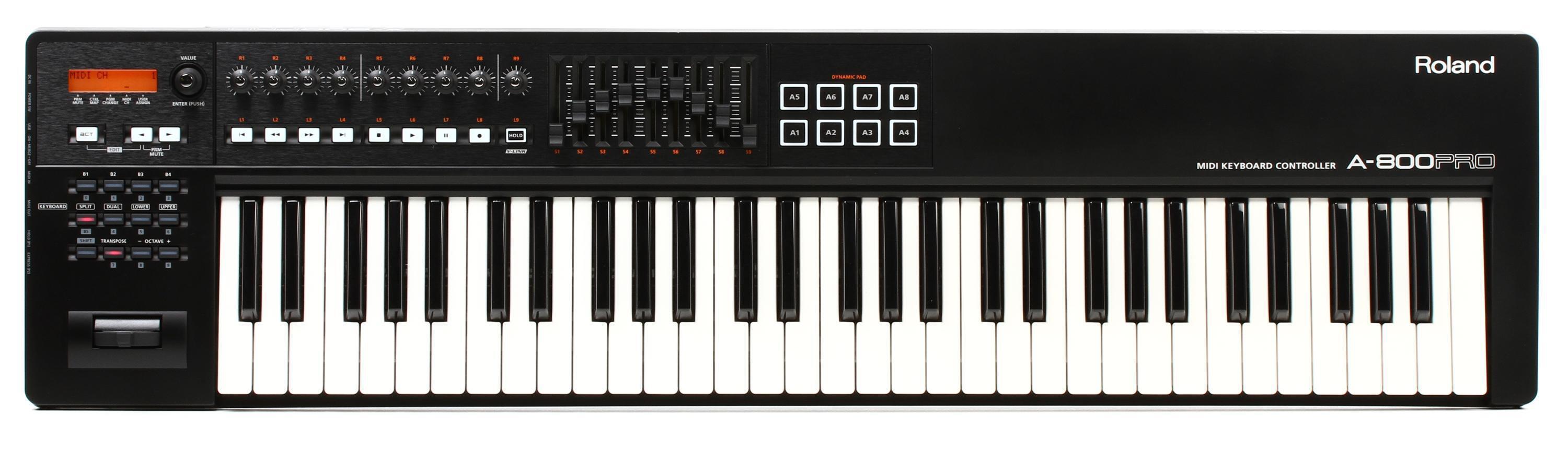 Roland A-800 PRO 61-key Keyboard Controller | Sweetwater
