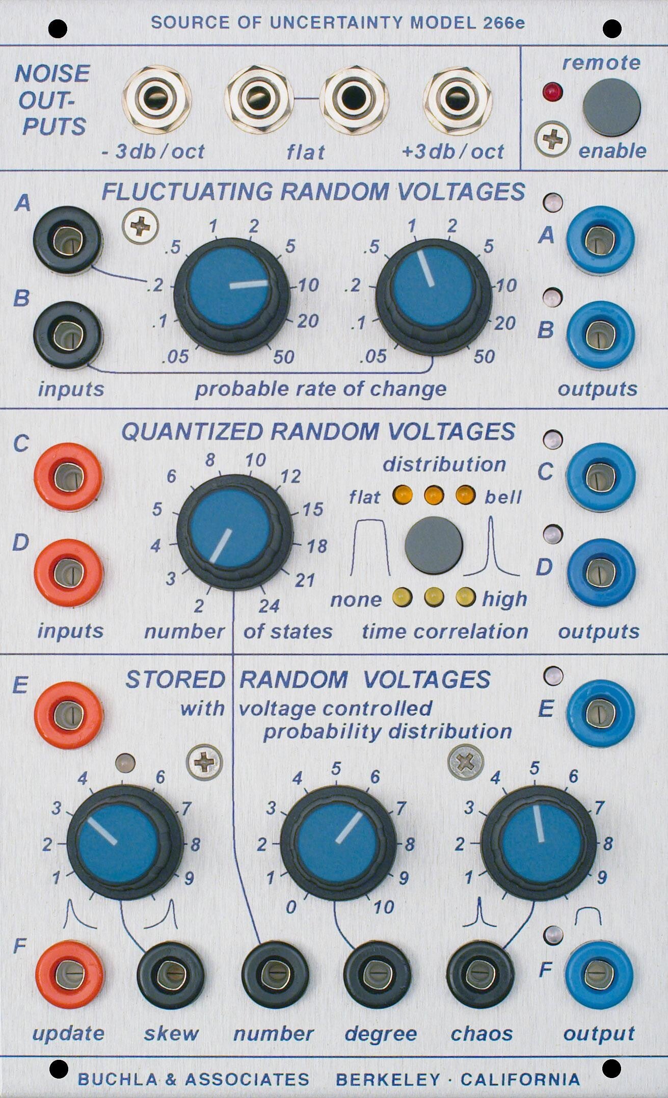 Buchla 266e Source of Uncertainty Module | Sweetwater