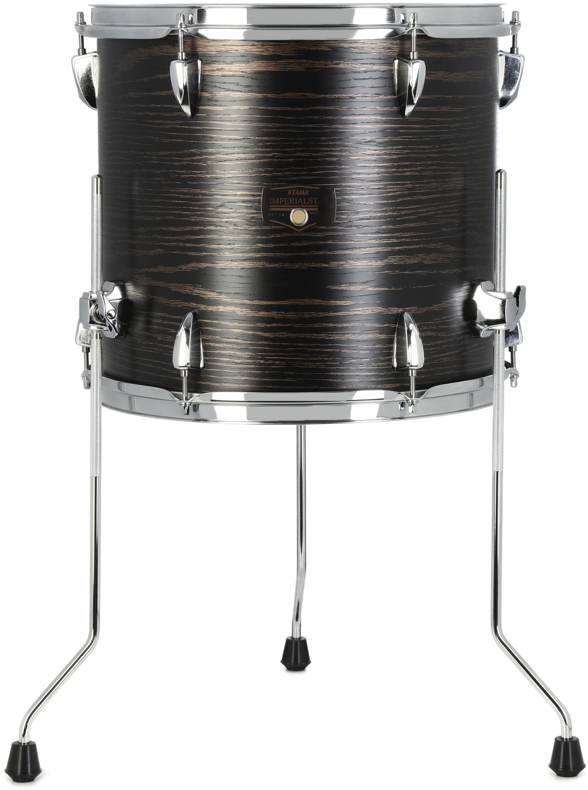 Tama Imperialstar Floor Tom - 13 inches x 14 inches, Black Oak