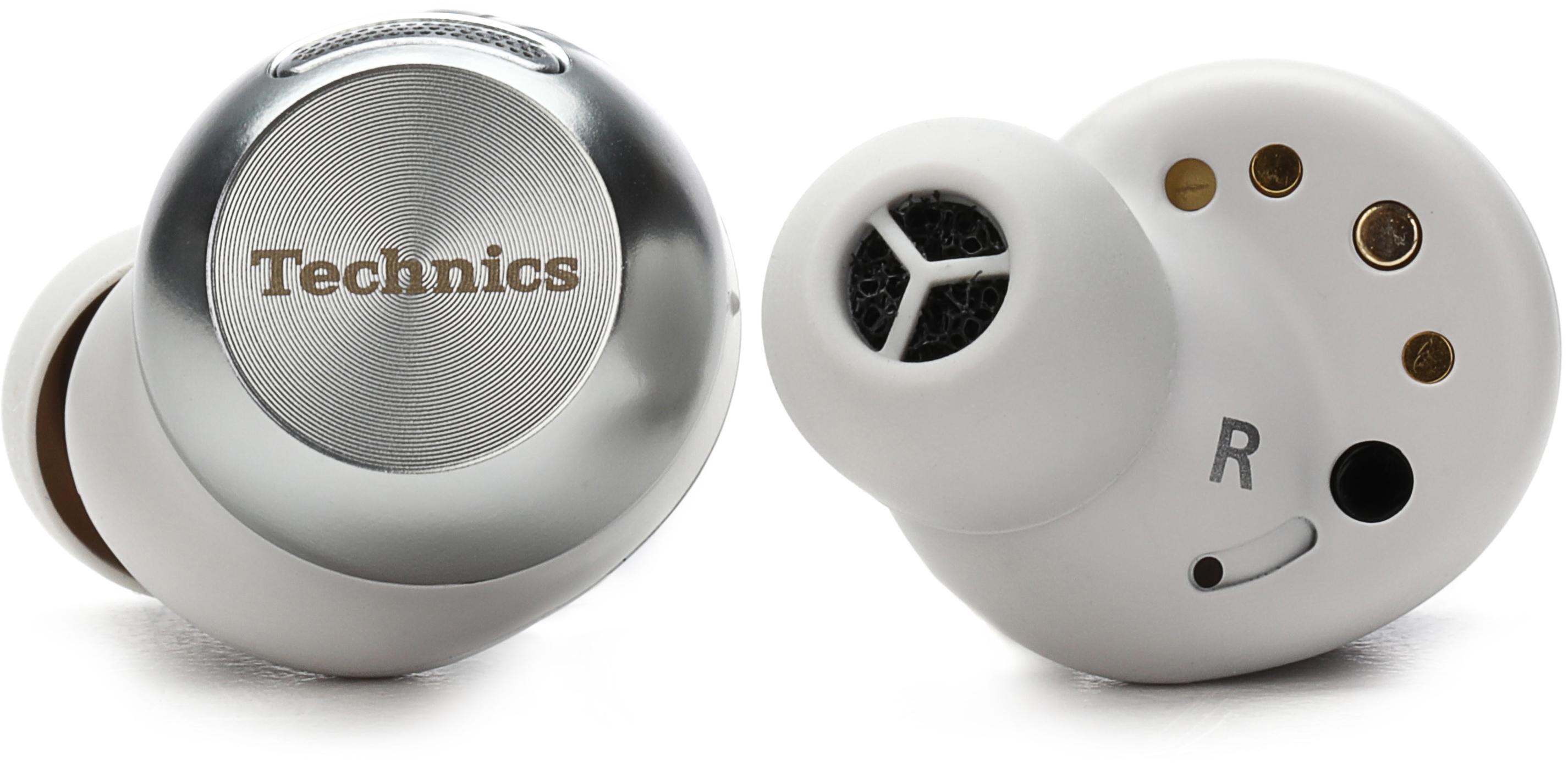 Technics AZ100 True Wireless Earbuds - Silver | Sweetwater
