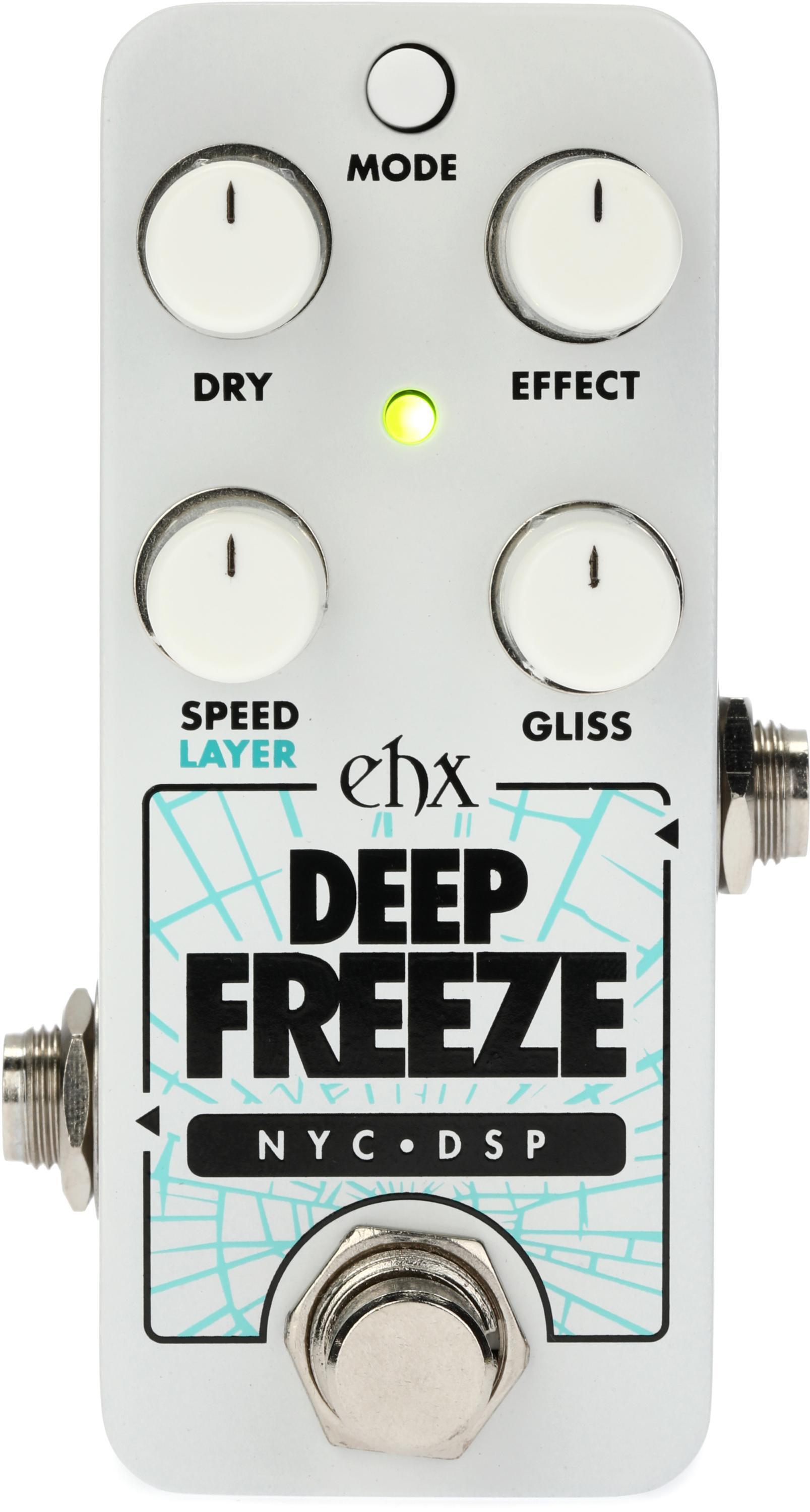 Electro-Harmonix Deep Freeze Sound Retainer Effects Pedal | Sweetwater