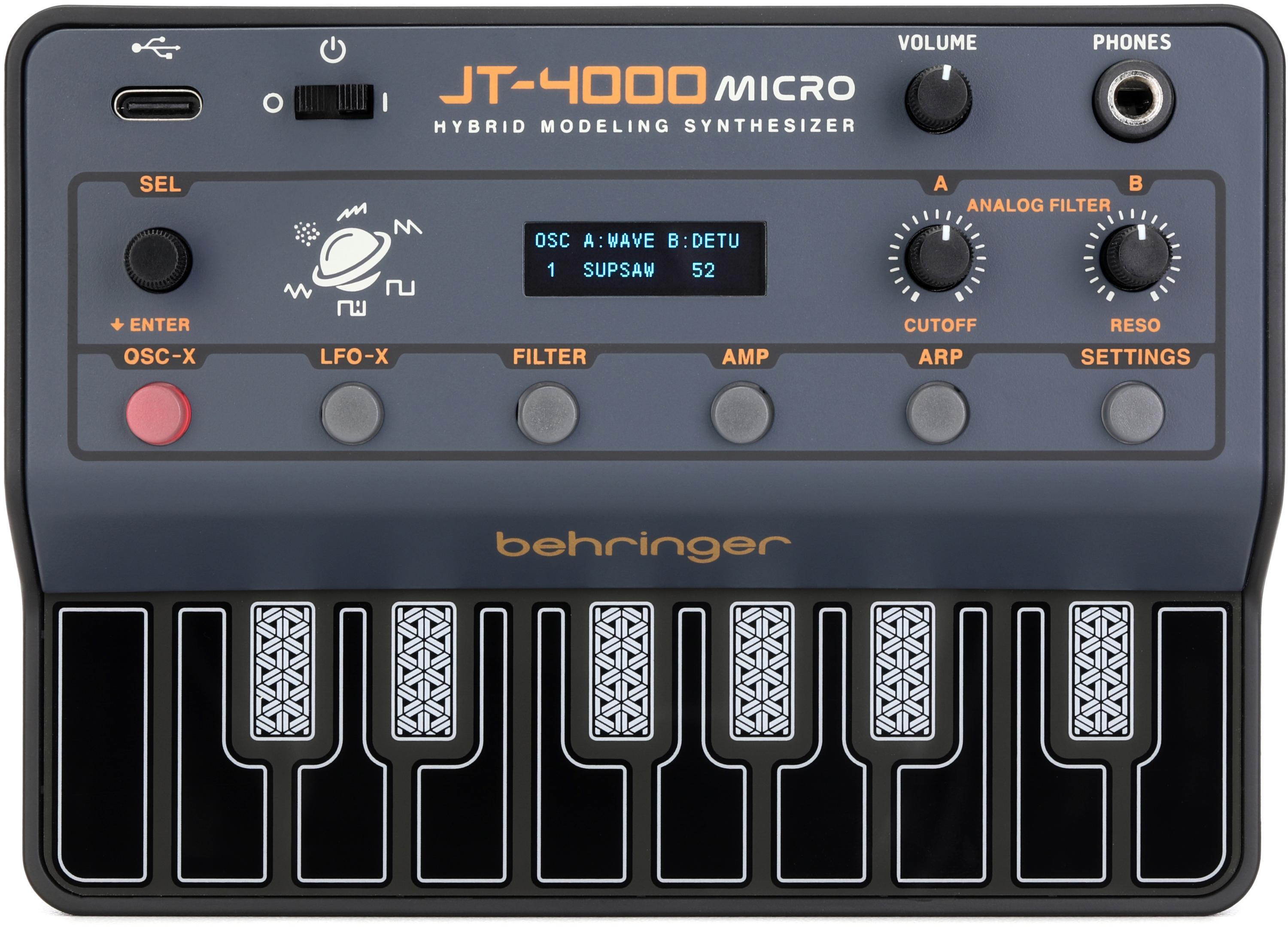 Behringer JT-4000 Micro Hybrid Modeling Synthesizer | Sweetwater