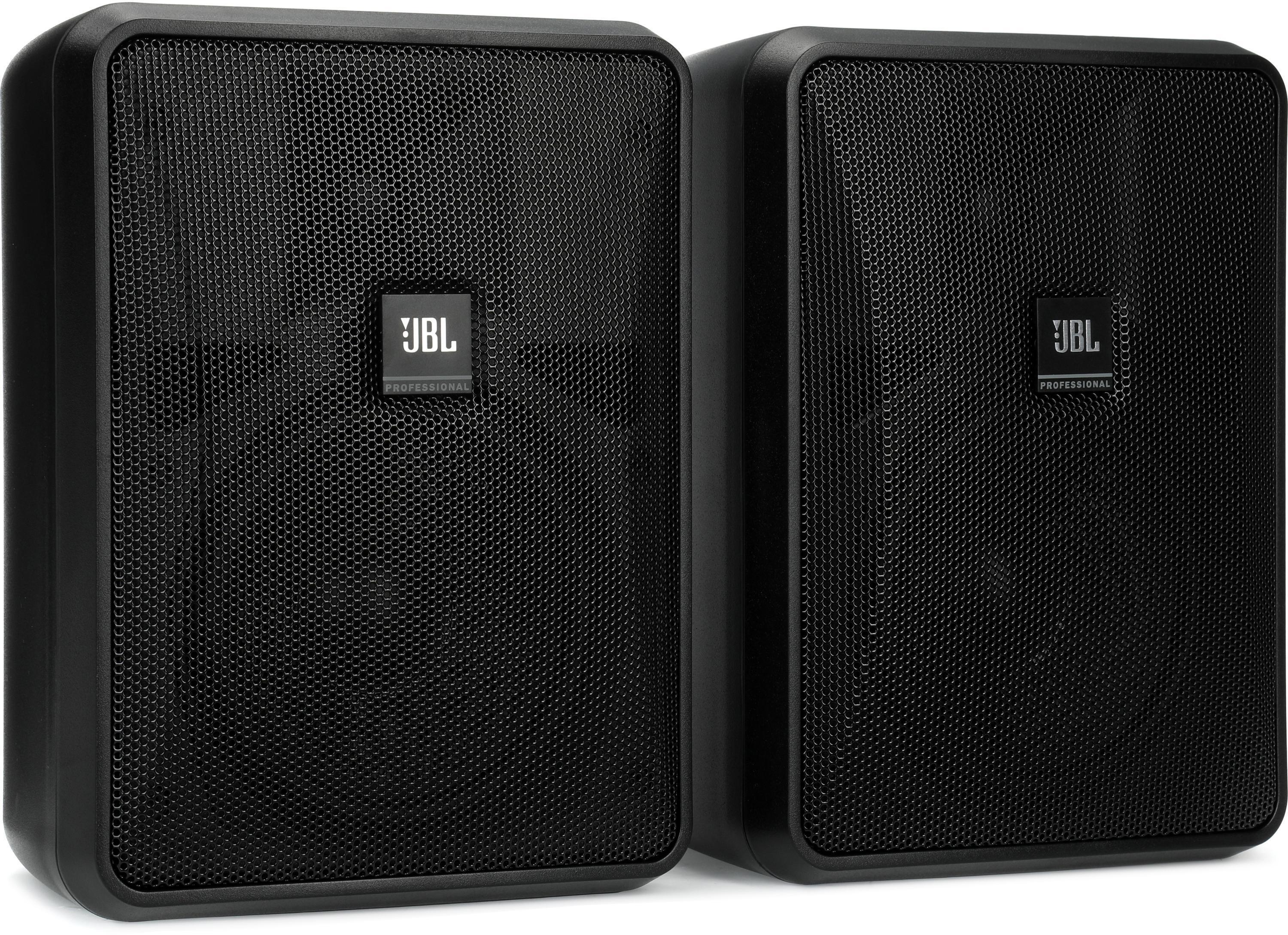 JBL Control 25-1 Indoor/Outdoor Surface-Mount Speakers - Black