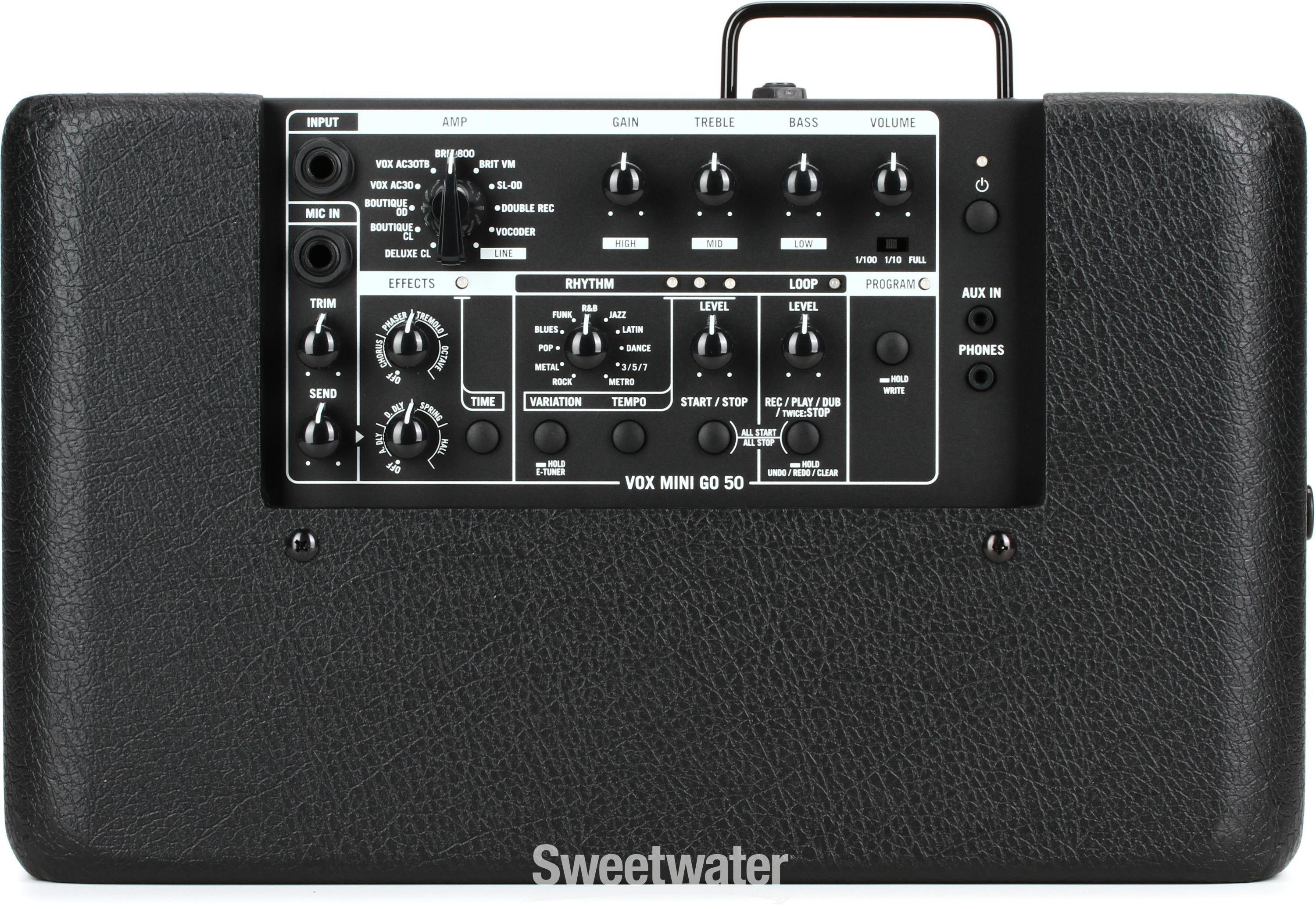 Vox Mini Go 50 50-watt Portable Modeling Amp | Sweetwater