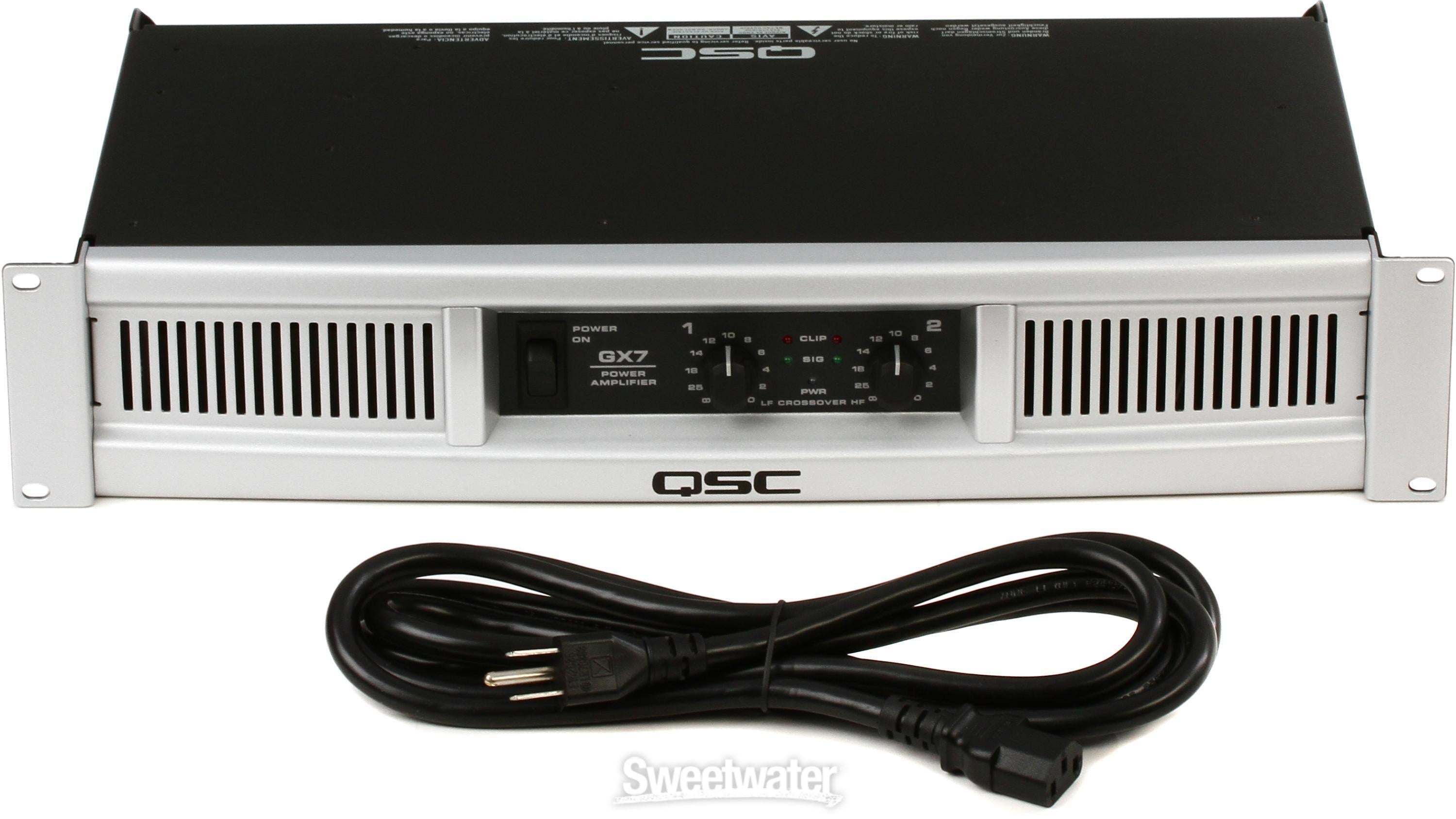 QSC GX7 1000W 2-channel Power Amplifier | Sweetwater