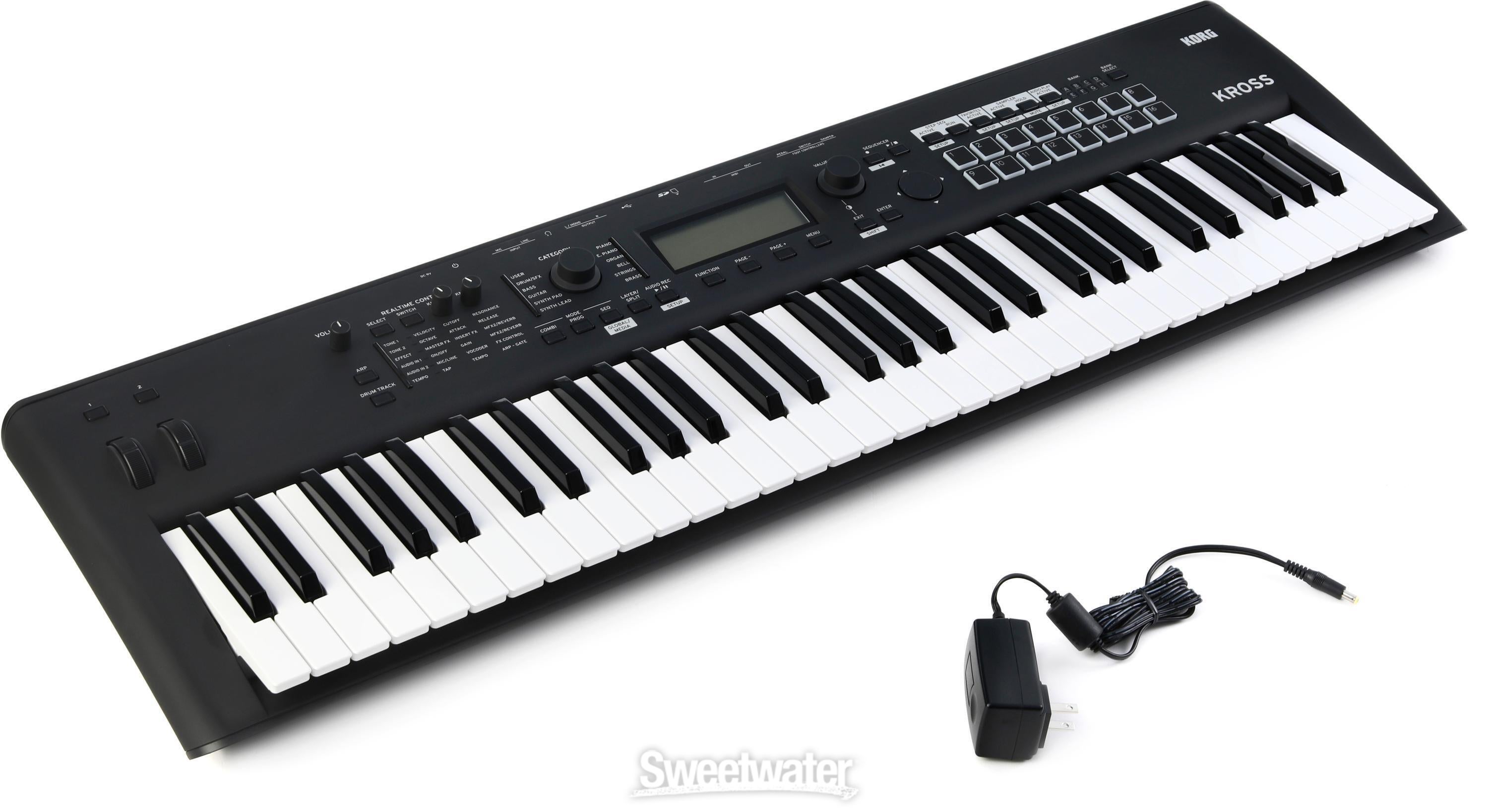 Korg Kross 2-61-MB 61-key Synthesizer Workstation - Super Matte