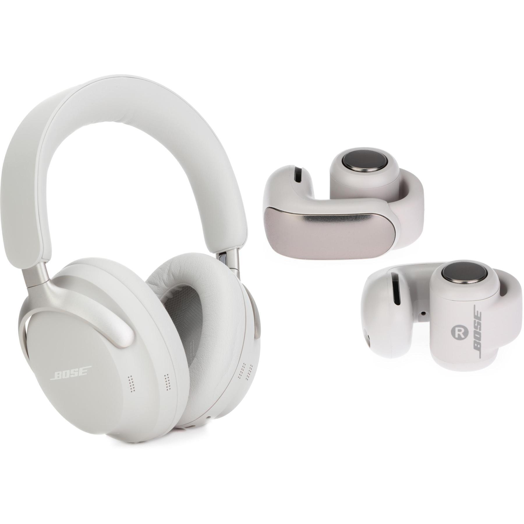 Bose QuietComfort Ultra Headphones and Ultra Open Earbuds - White