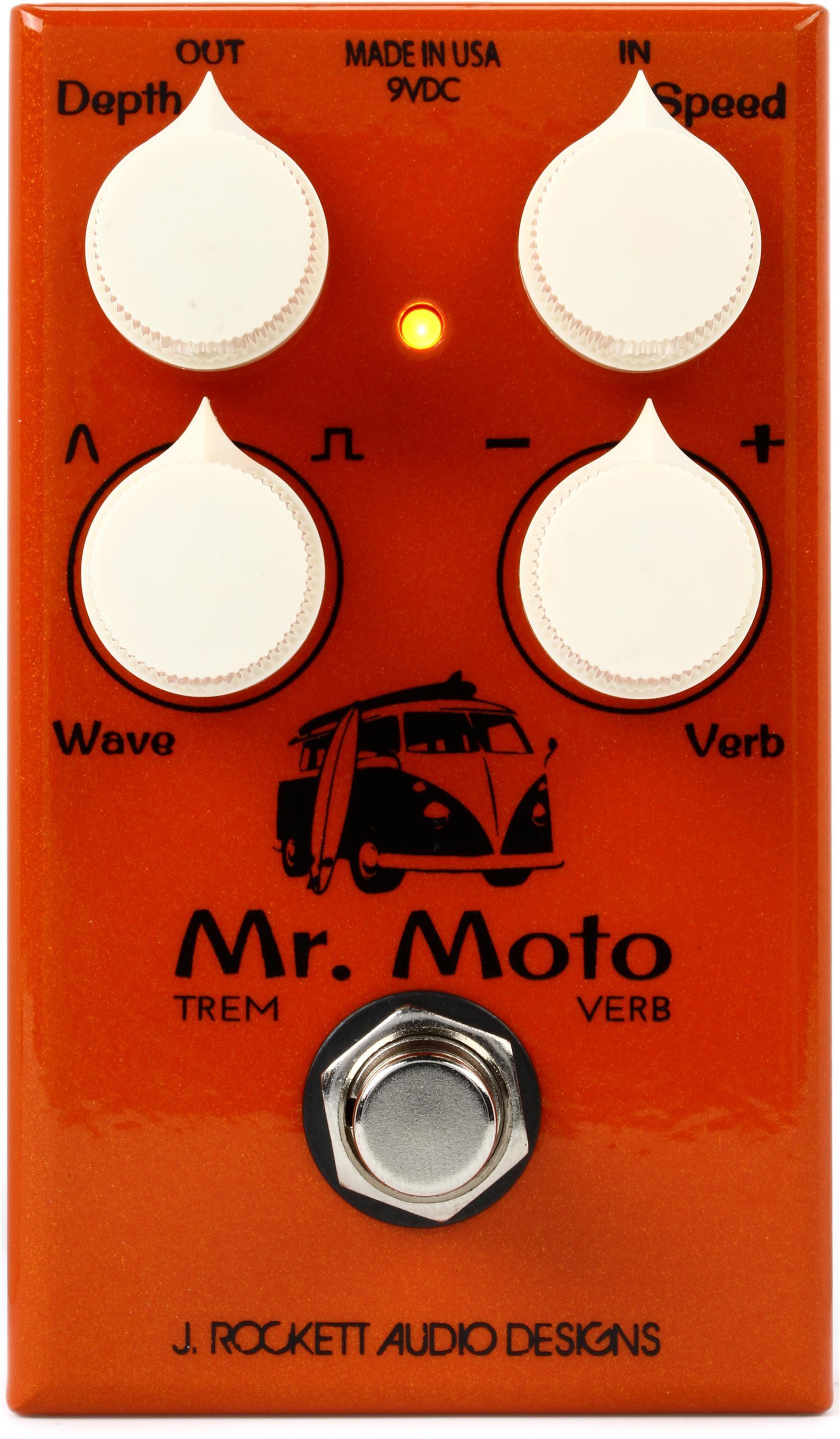 J. Rockett Audio Designs Mr. Moto Tremolo & Reverb Pedal | Sweetwater