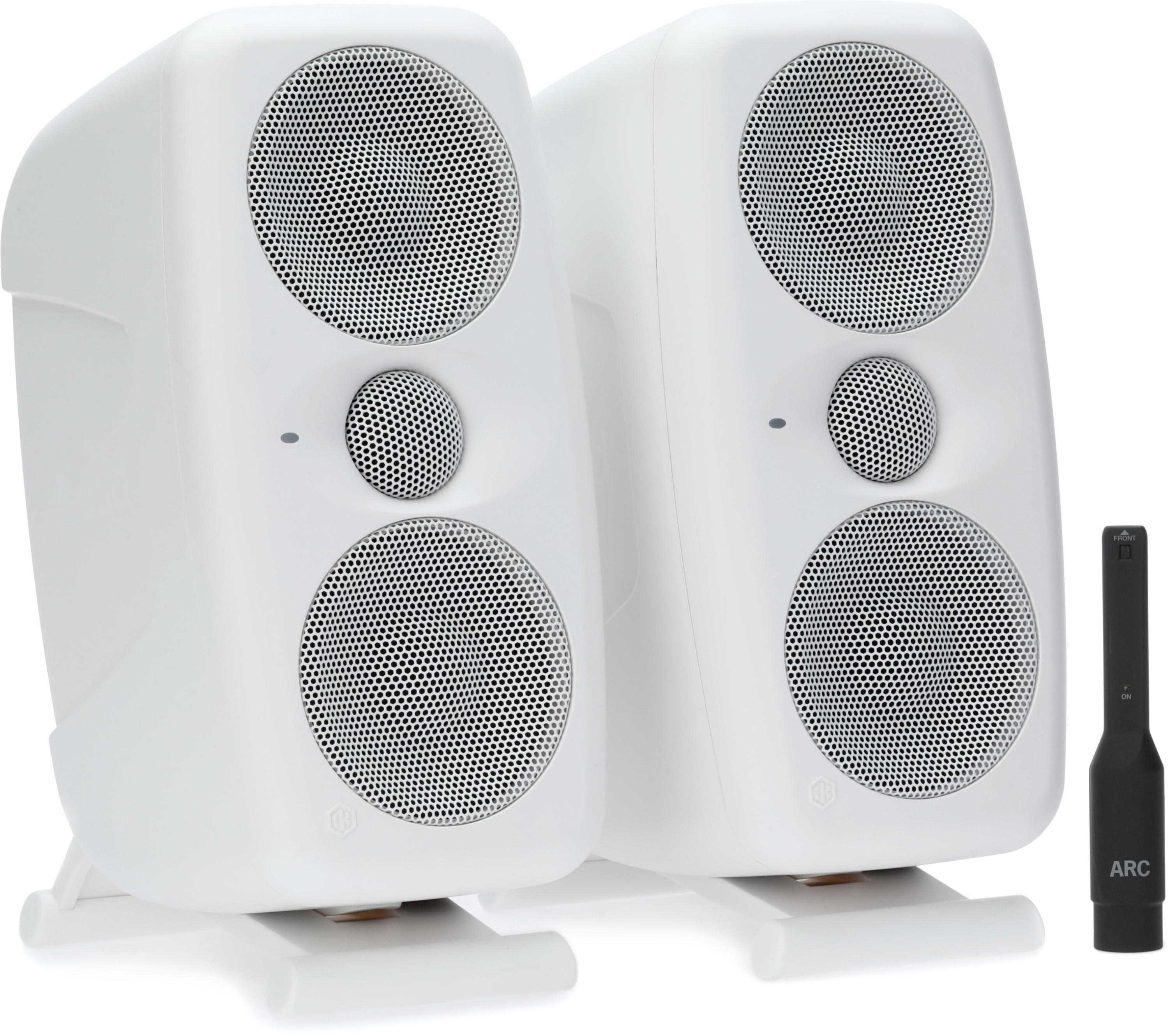 IK Multimedia iLoud MTM MKII Powered Studio Monitor Pair - White