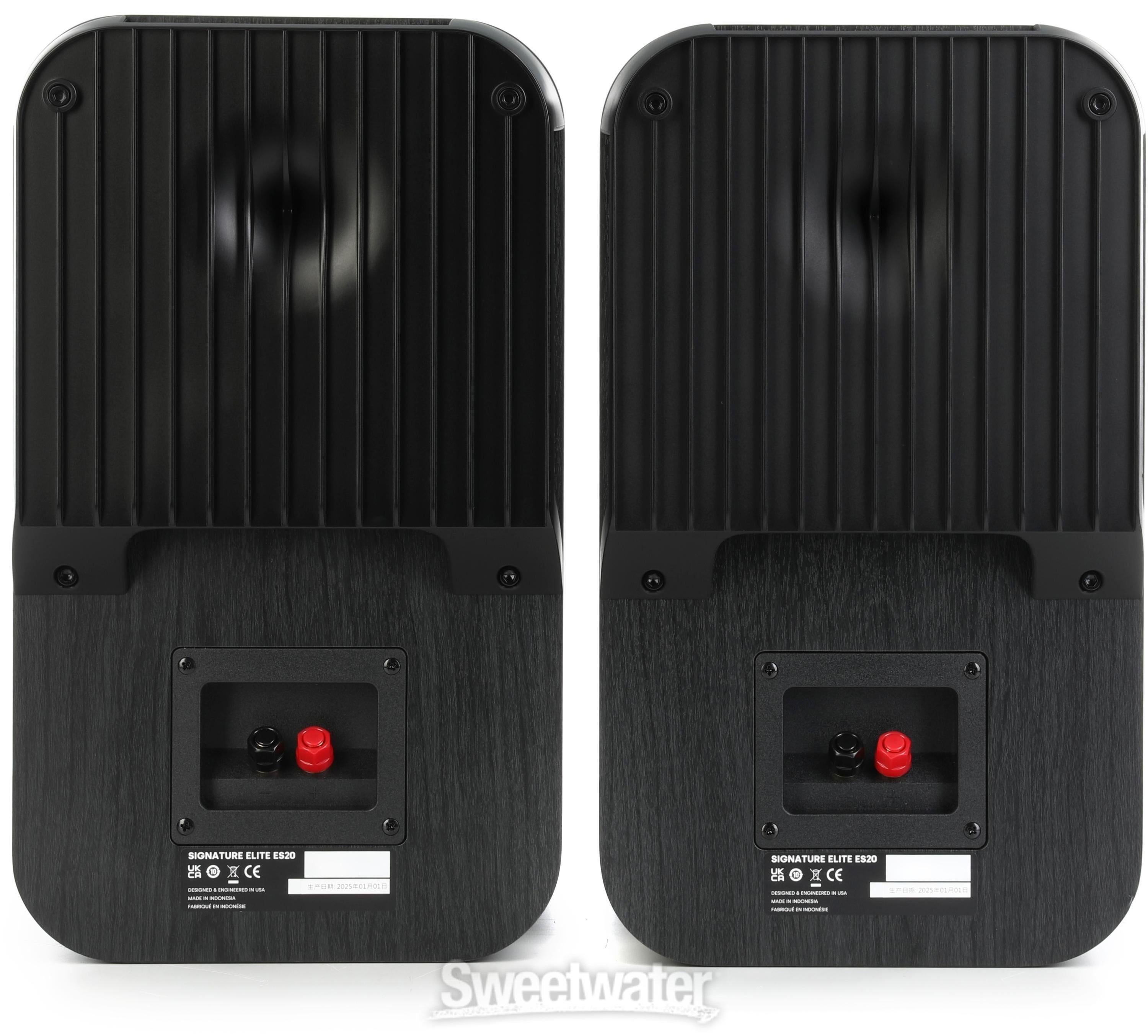 Polk Audio Signature Elite ES20 Bookshelf Speaker - Black (Pair