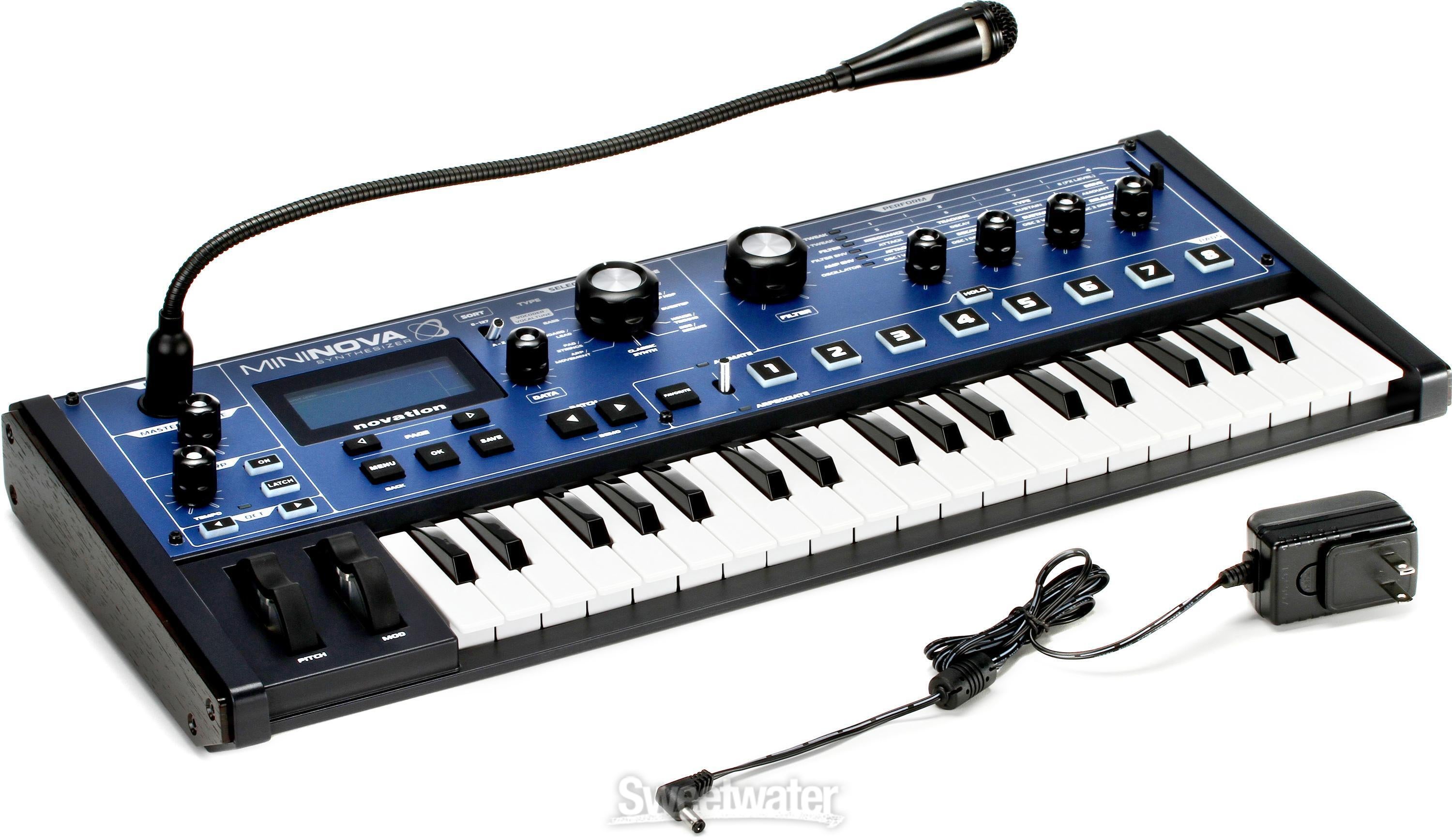 Novation MiniNova 37-key Synthesizer with Vocoder | Sweetwater