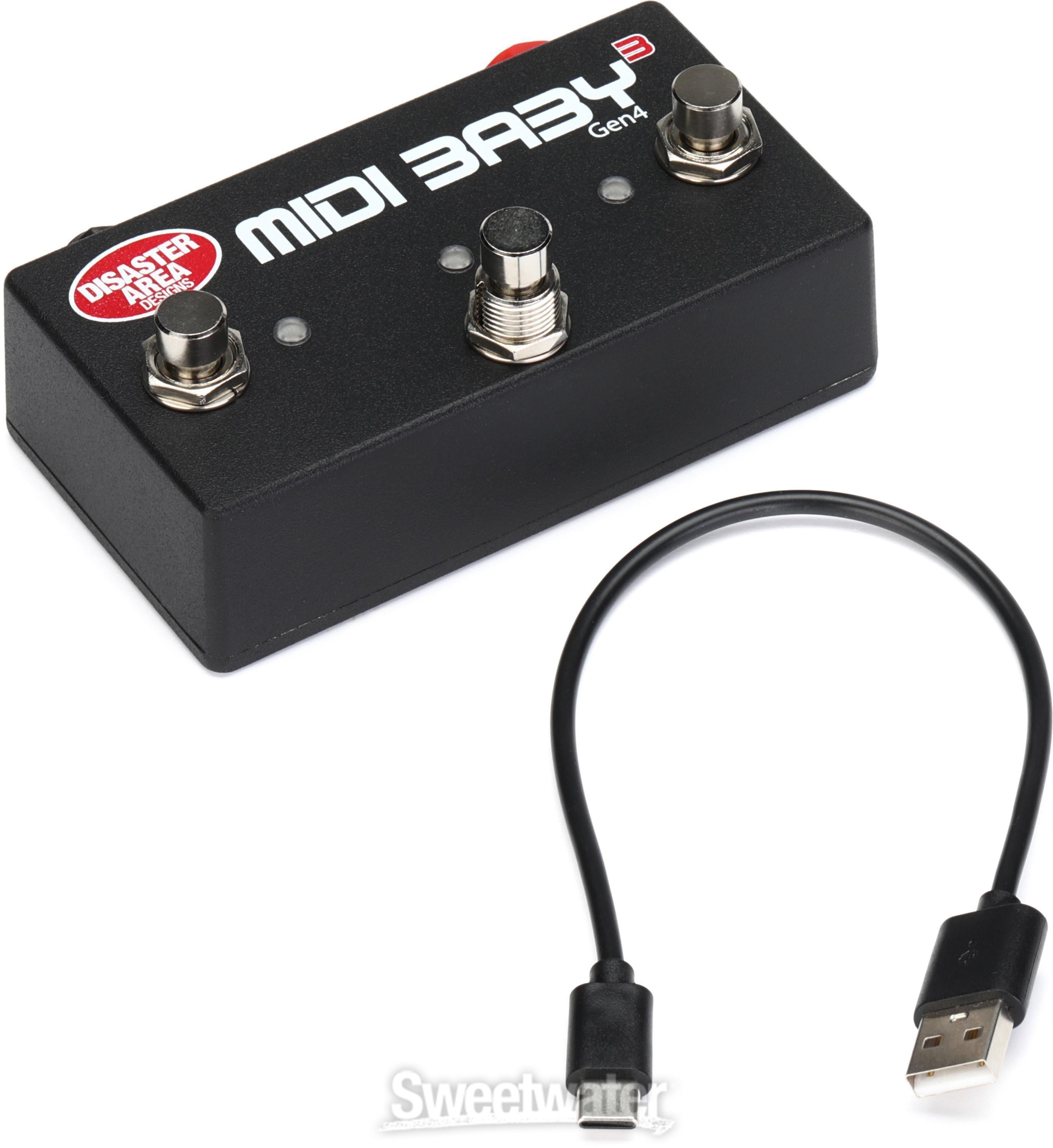 Disaster Area Designs MIDI Baby 3 Gen4 MIDI Footswitch Controller