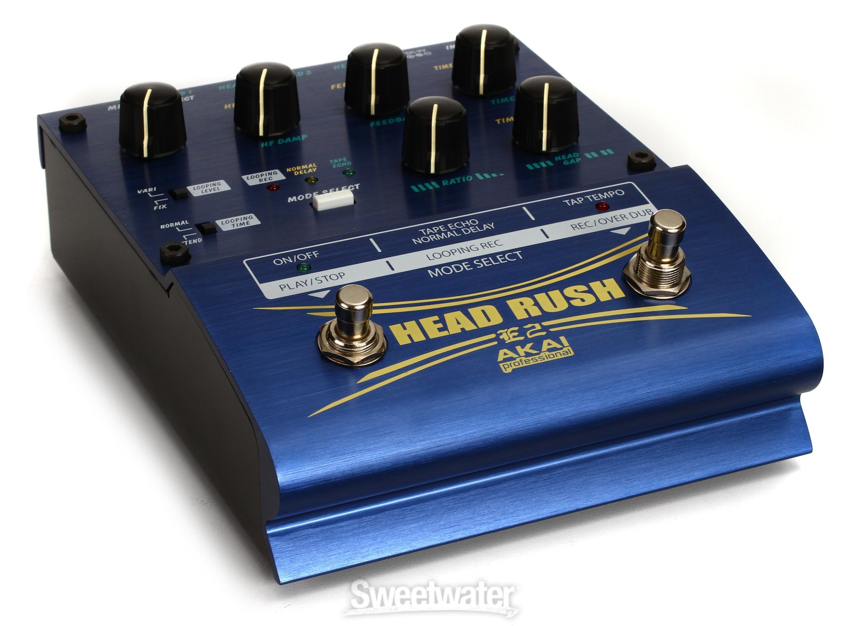 Akai Professional E2 Head Rush Delay/Looper Pedal | Sweetwater