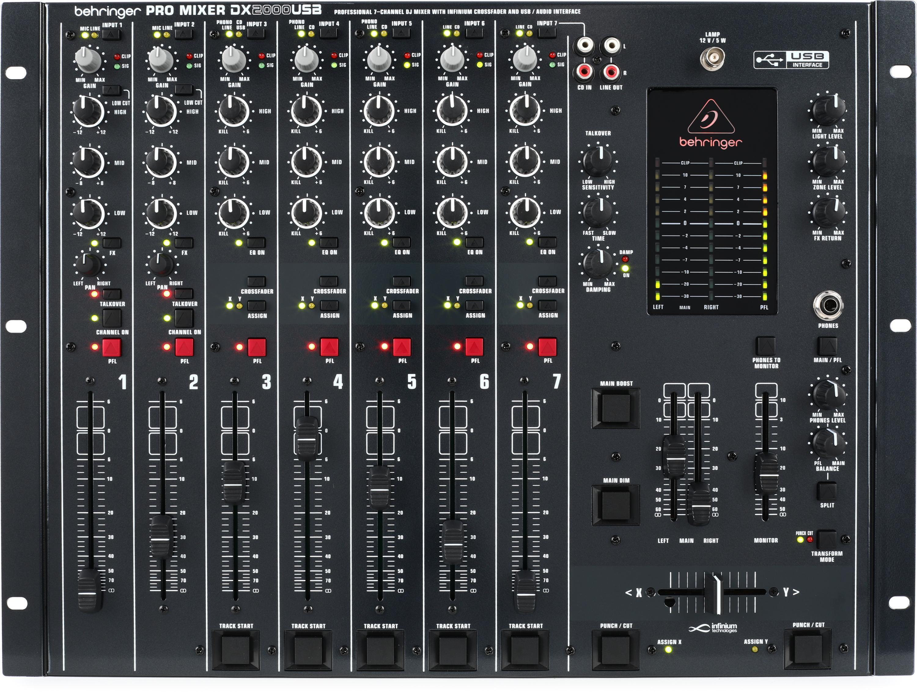 Behringer Pro Mixer DJX750 4-channel DJ Mixer | Sweetwater