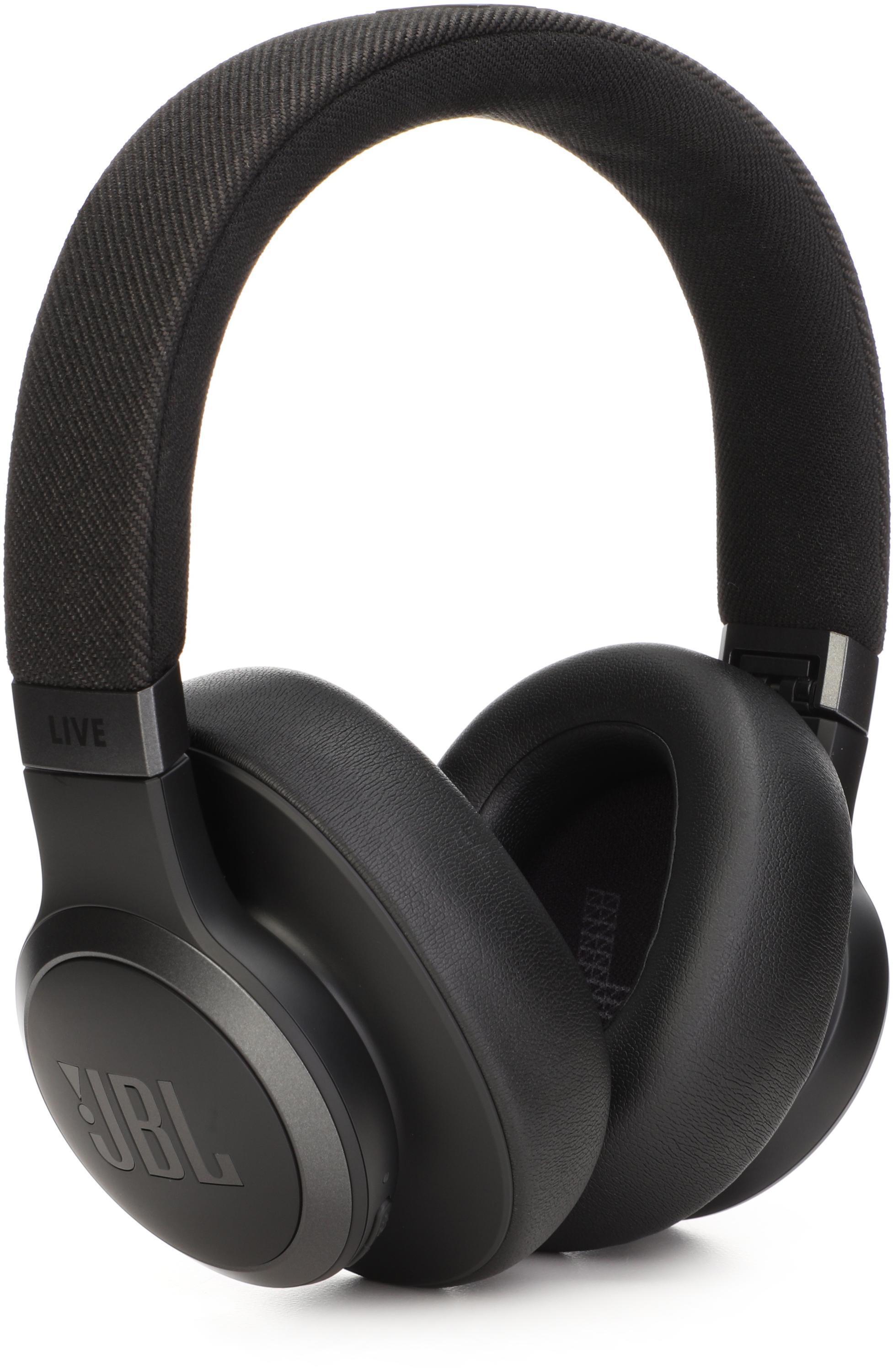 JBL Live 770NC Wireless Over-ear Headphones - Black | Sweetwater