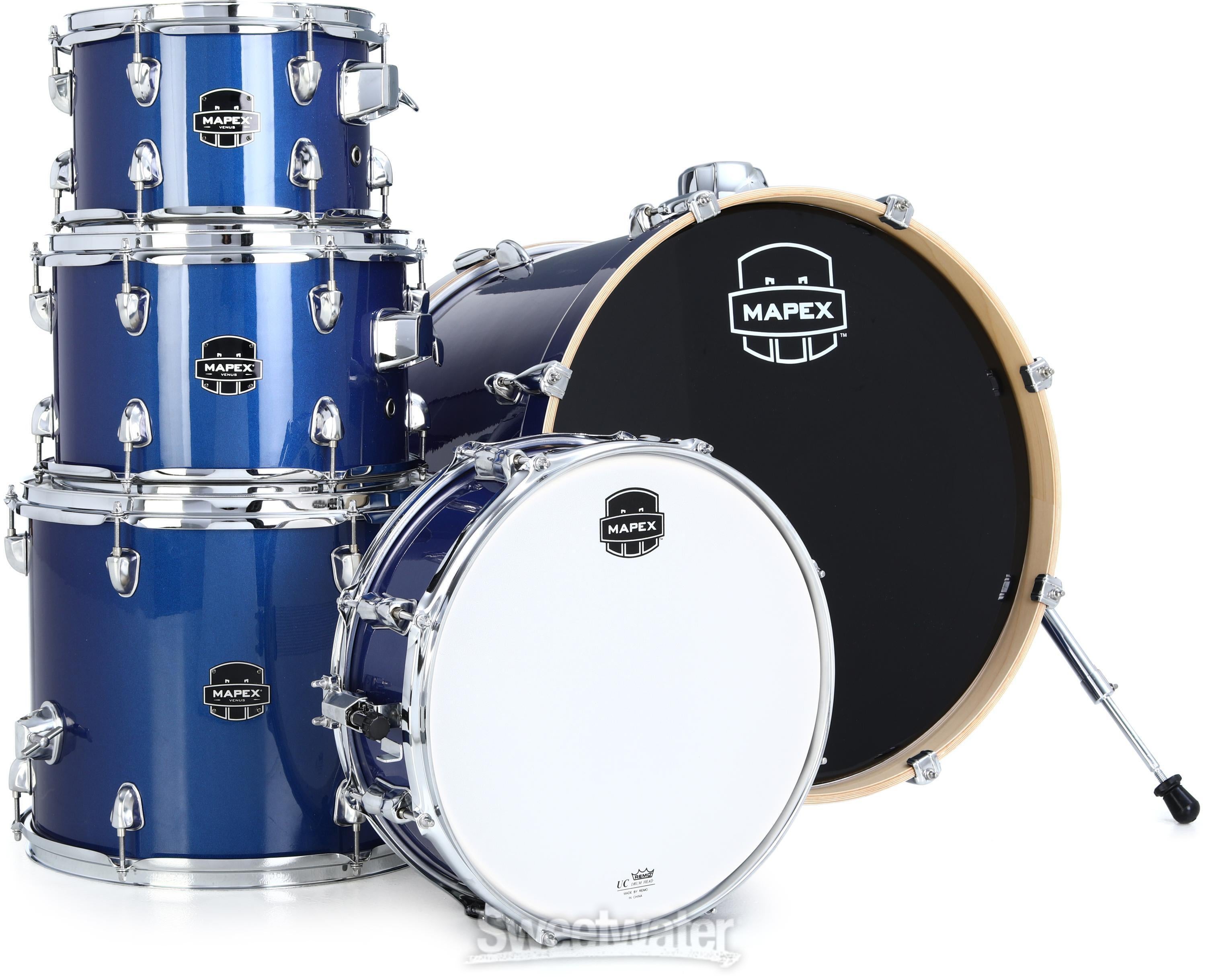 Mapex Venus VE5044FTC 5-piece Fusion Complete Drum Set - Blue Sky