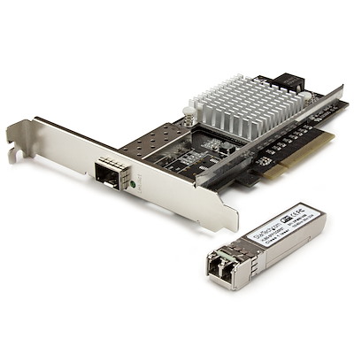 1ポート10Gb SFP+増設PCI Express対応LANカード 10GBase-SR規格対応NIC