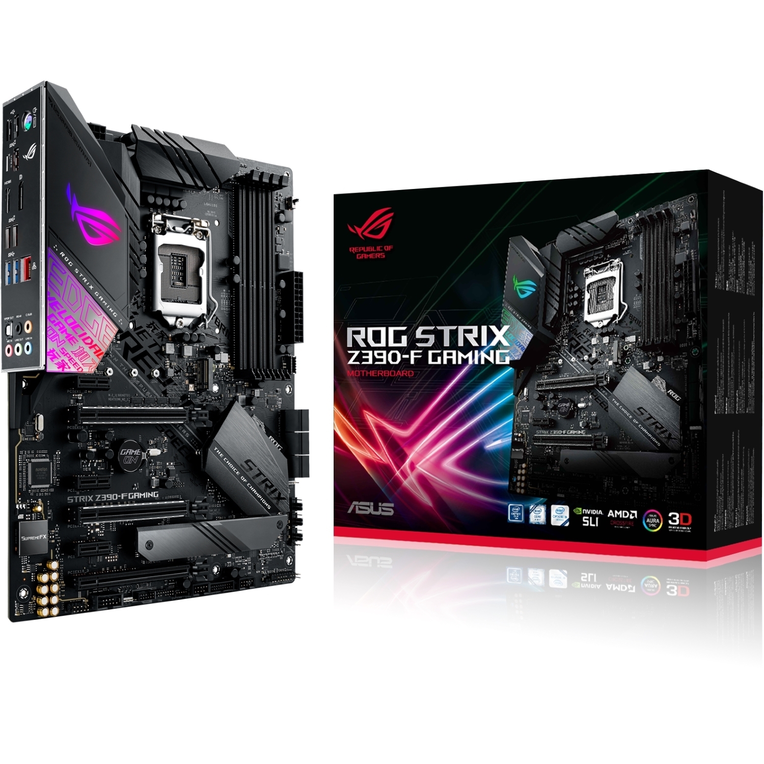 ASUS ROG Strix Z390-F Gaming Mainboard + Intel i7-9700K