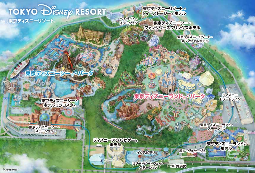 東京ディズニーリゾート パークマップジグソーパズル500ピース 東京