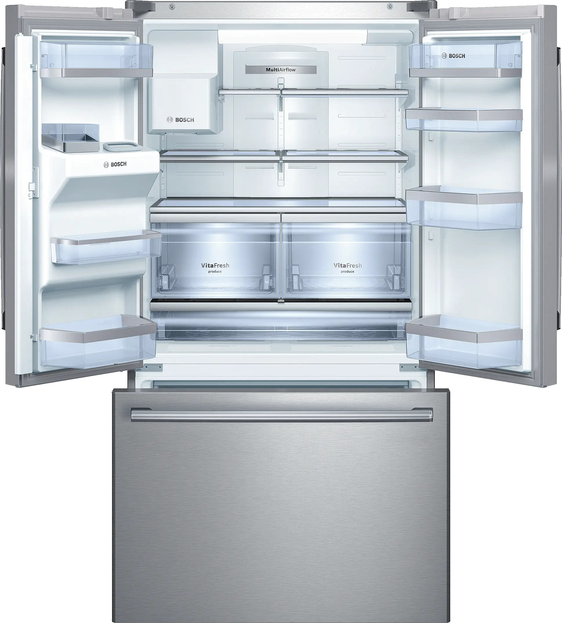B26FT70SNS French Door Bottom freezer, multi door | BOSCH CA