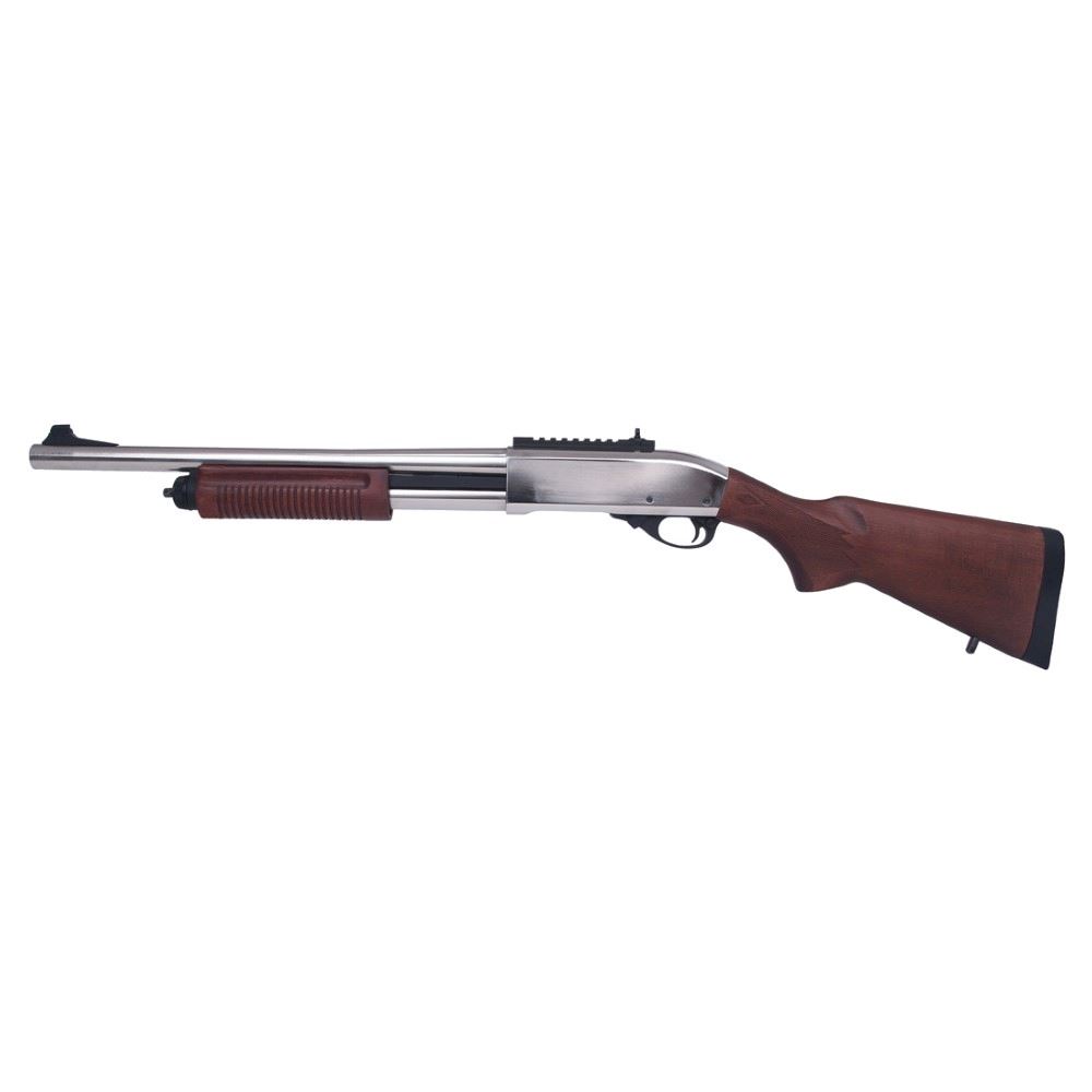 PUMP SHOTGUN M870 LONG FULL METAL REAL WOOD GAS/CO2 RIFLES