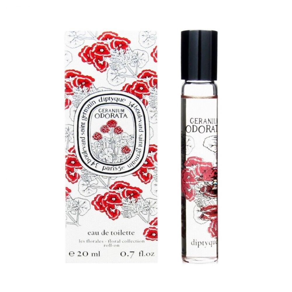 Diptyque Geranium Odorata Perfume Rollerball 0.7 oz For Women